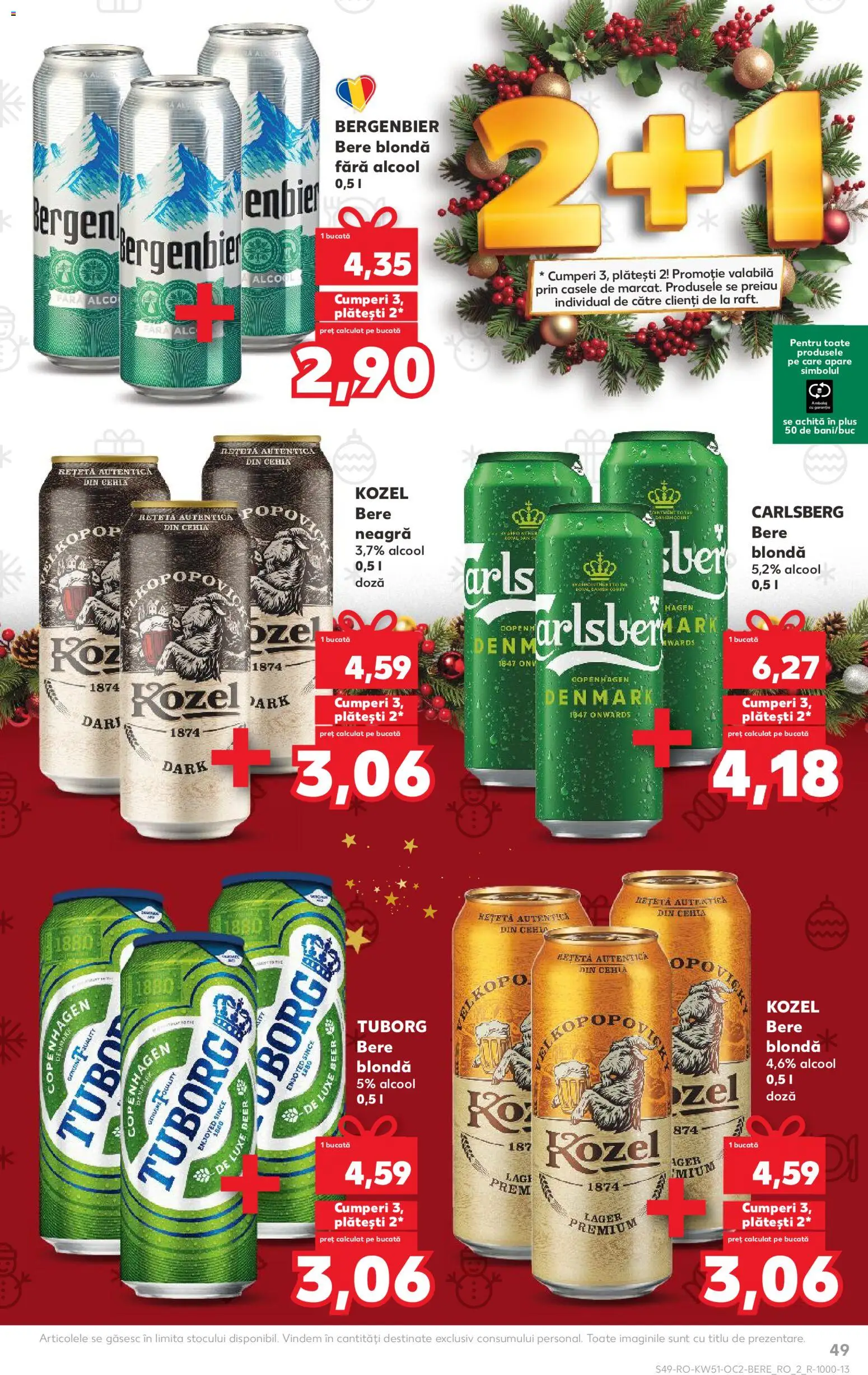 Kaufland RO akciós ujság - amely érvényes a következő dátumtól: 17.12.2025 | Oldal: 49