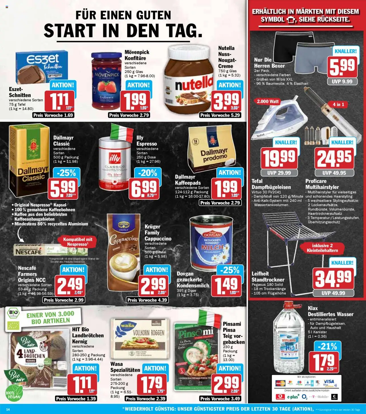 HIT Rhineland-Palatinate - gültig ab dem 21.07.2025 | Seite: 14 | Produkte: Nescafe, Kaffee, Nutella, Dallmayr