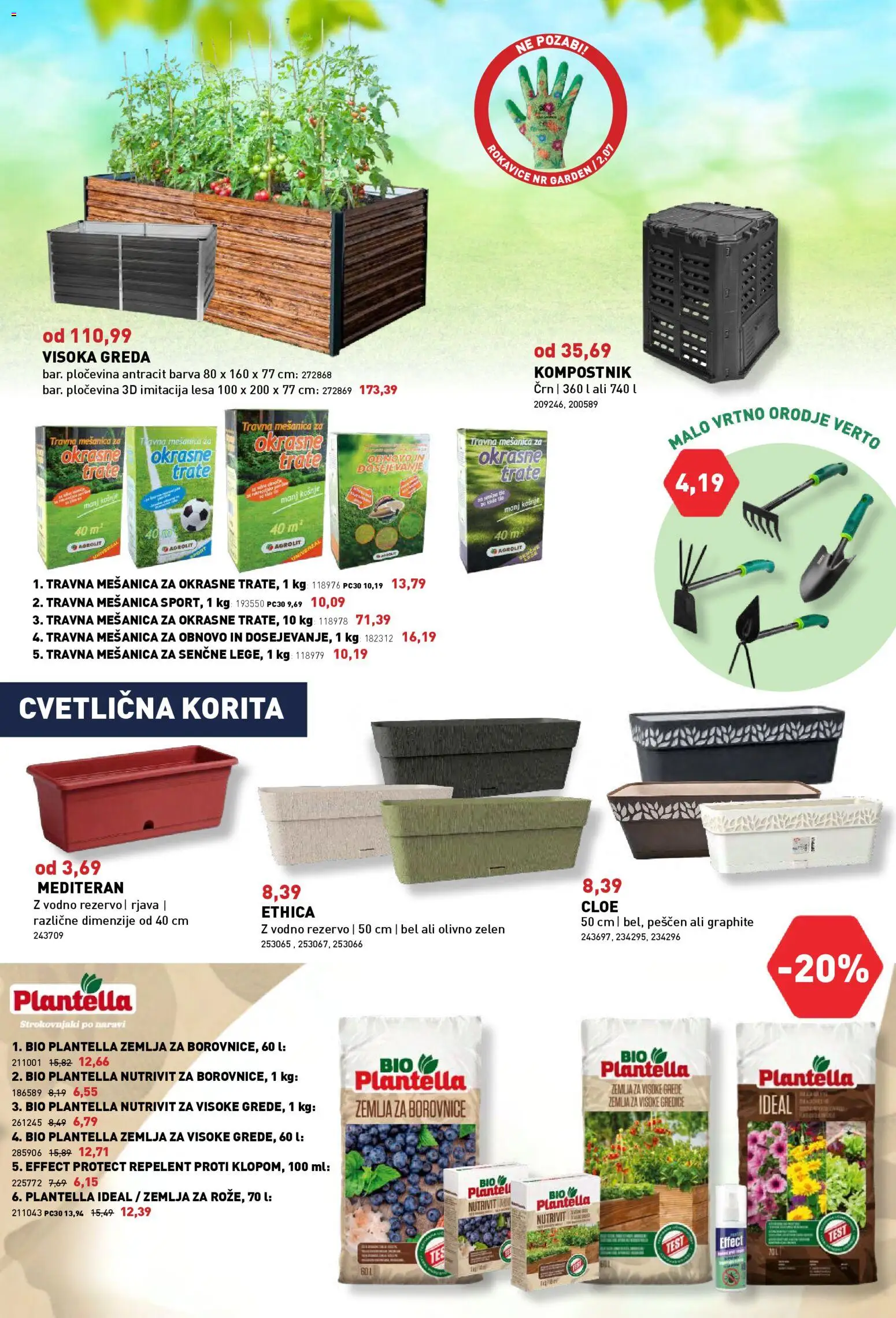 Novi Inpos katalog ponudbe – veljaven od 09.04.2026 | Stran: 5 | Izdelki: Repelent, Orodje, Borovnice, Barva