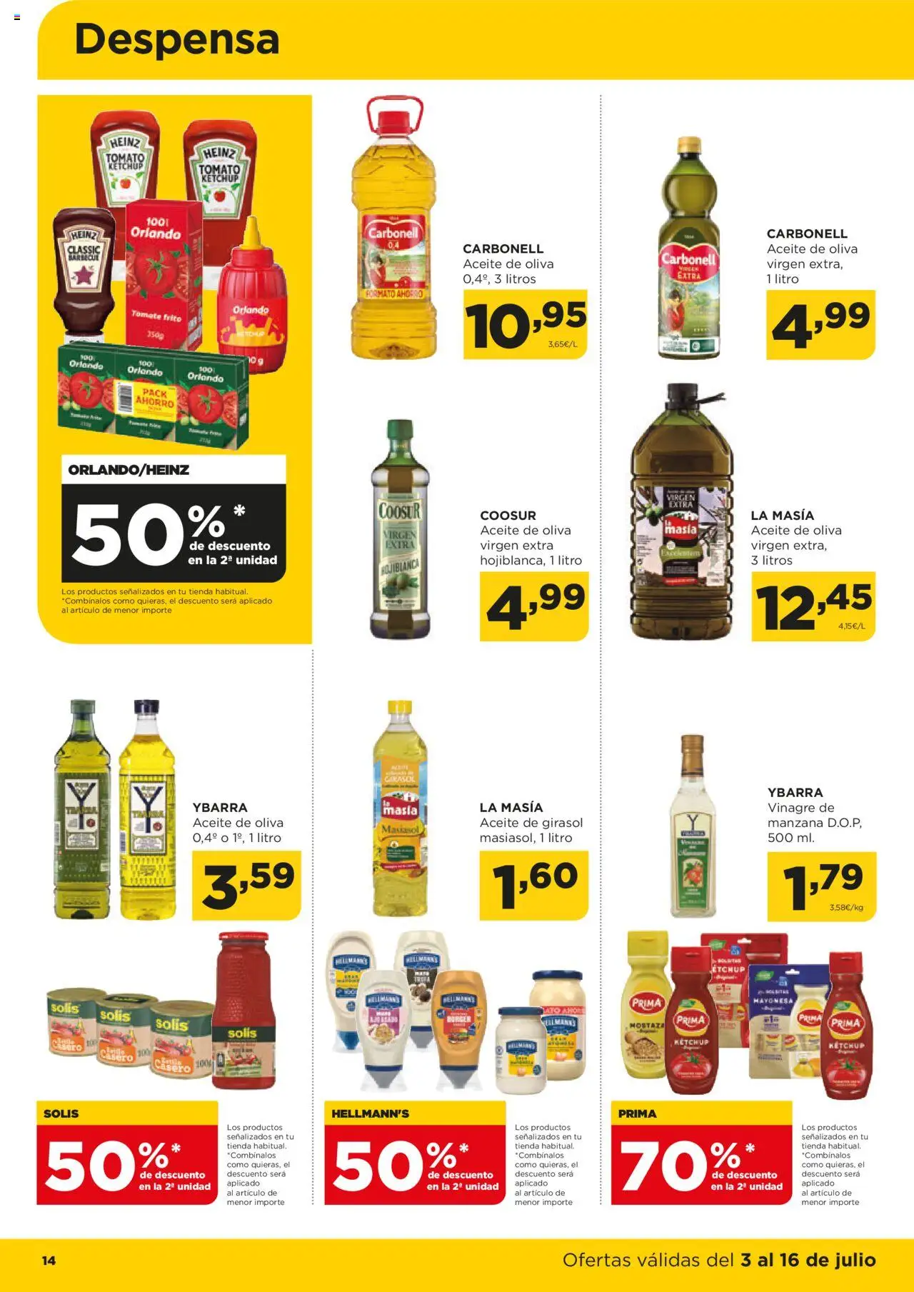 Alimerka folleto Asturias │ válido desde el 03.07.2025 | Página: 15 | Productos: Manzana, Aceite de oliva, Apple, Δεξαμενή