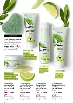 Oriflame erbjudanden 04/26 - Förhandsvisning av reklamblad från butik Oriflame aktuell från 11.03.2026 | Sida: 96 | Produkter: Svamp, Mask, Ansiktsvatten, Lime