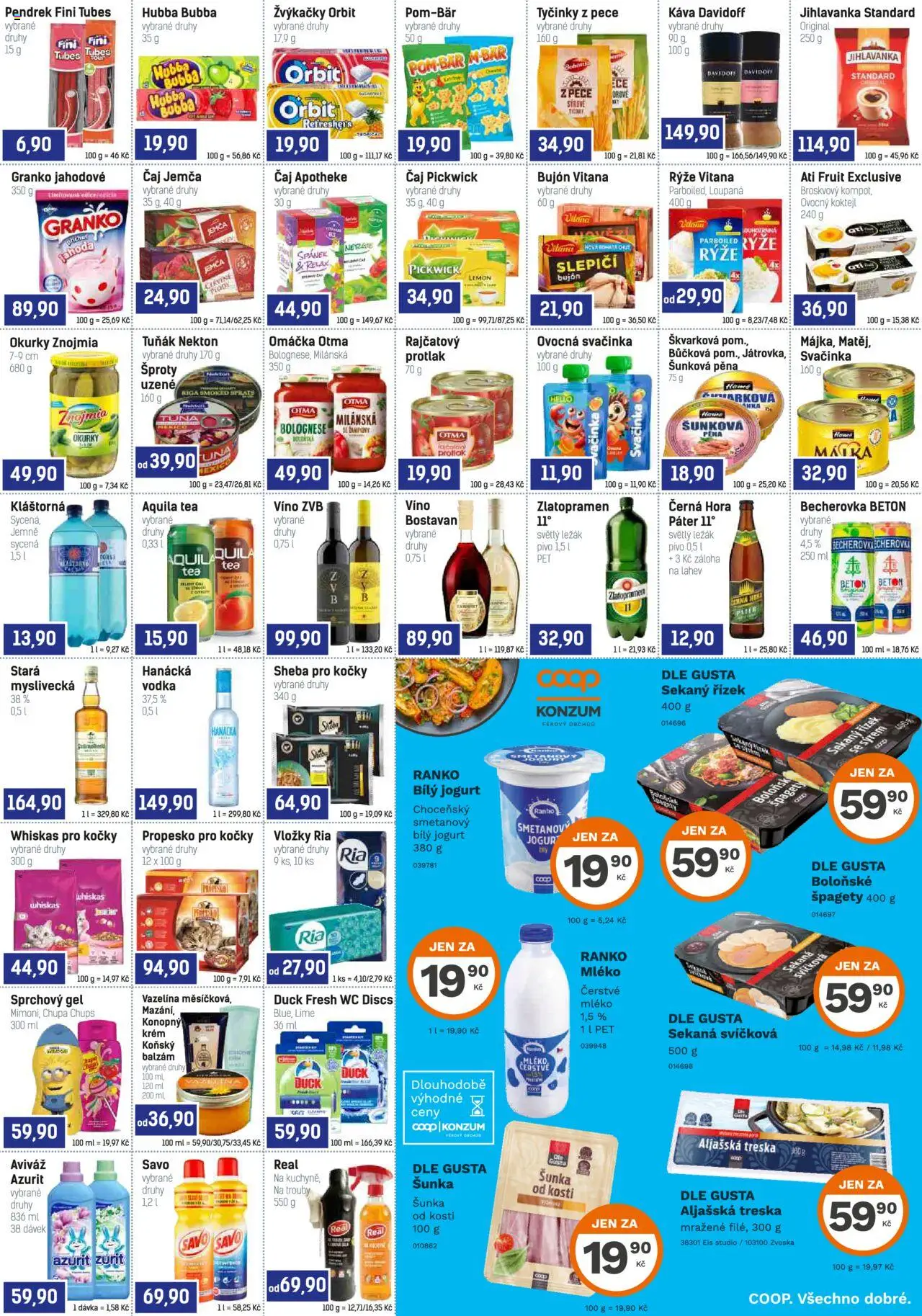 Konzum leták od 10.09.2025 | Strana: 14 | Produkty: Aviváž, Šunka od kosti, Víno, Bujón