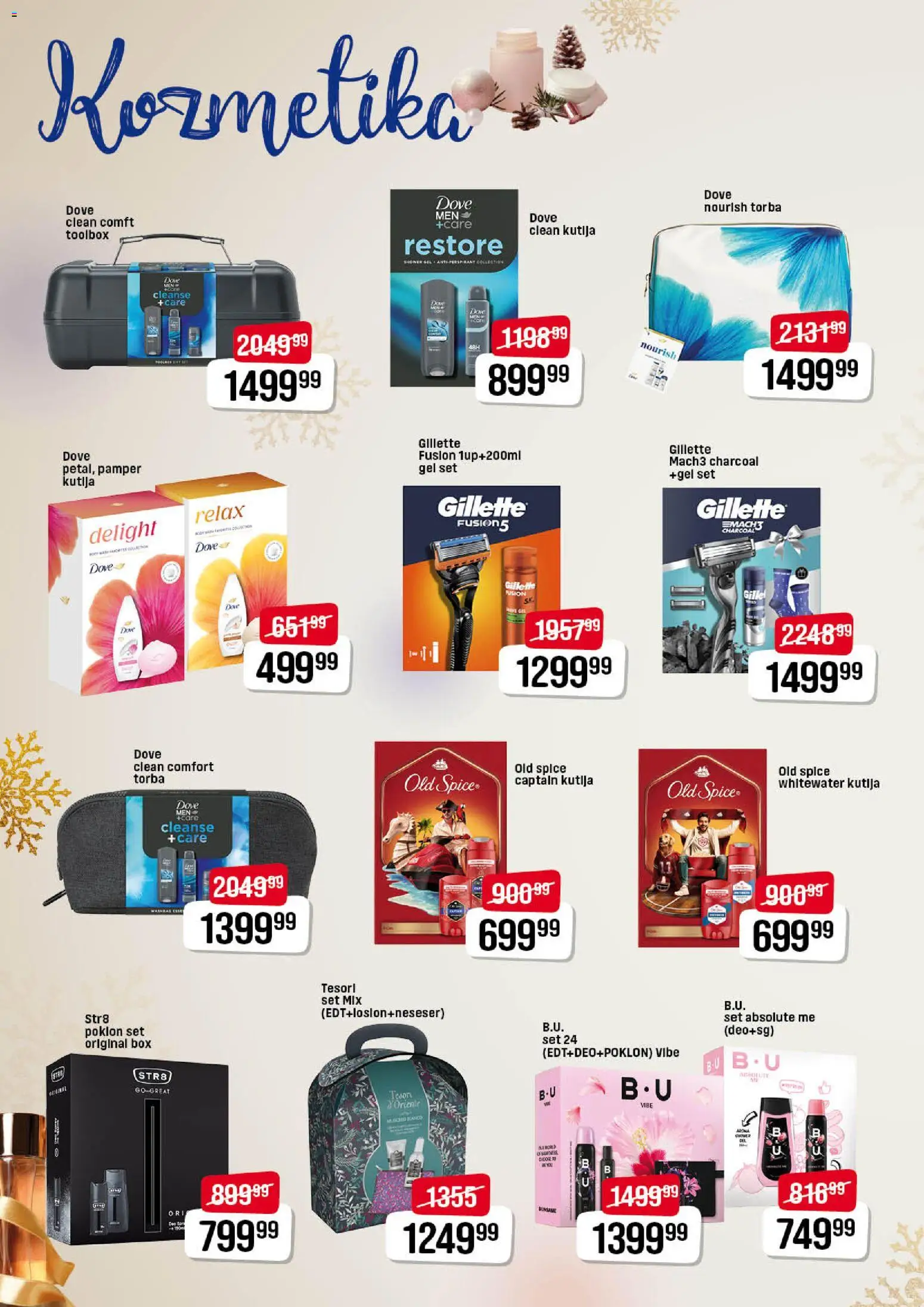 Super DIS katalog - važi od 07.12.2025 | Strana: 16 | Proizvode: Gillette, Kutija, Torba, Dove