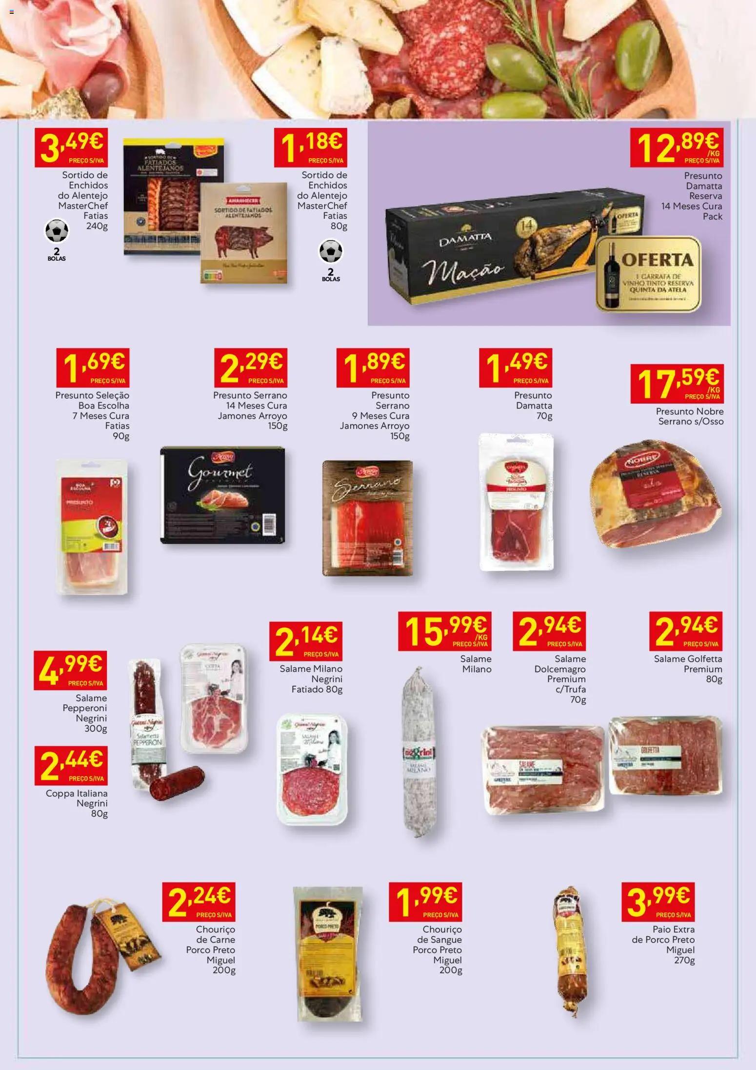 Recheio -  Madeira │ válido de 17.03.2026 | Página: 7 | Produtos: Salame, Chouriço, Carne, Vinho tinto