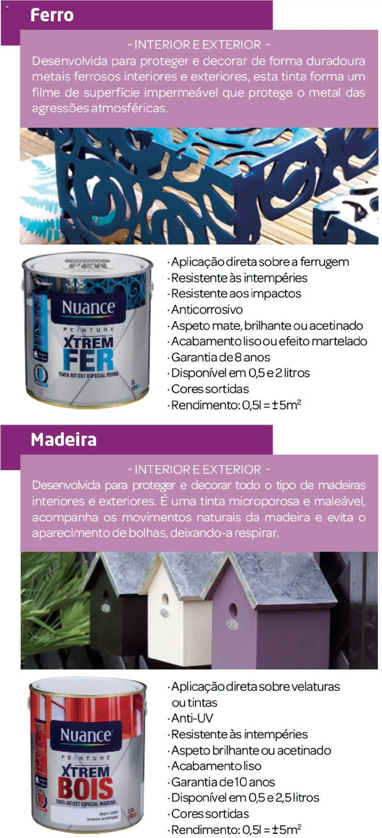 BricoMarché Nuance - Multi - superficies  │ válido de 27.12.2023 | Página: 3 | Produtos: Ferro, Tinta, Madeiras
