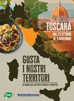 Anteprima del volantino PAM Territori Toscana catalogo valido a partire dal 23.10.2025