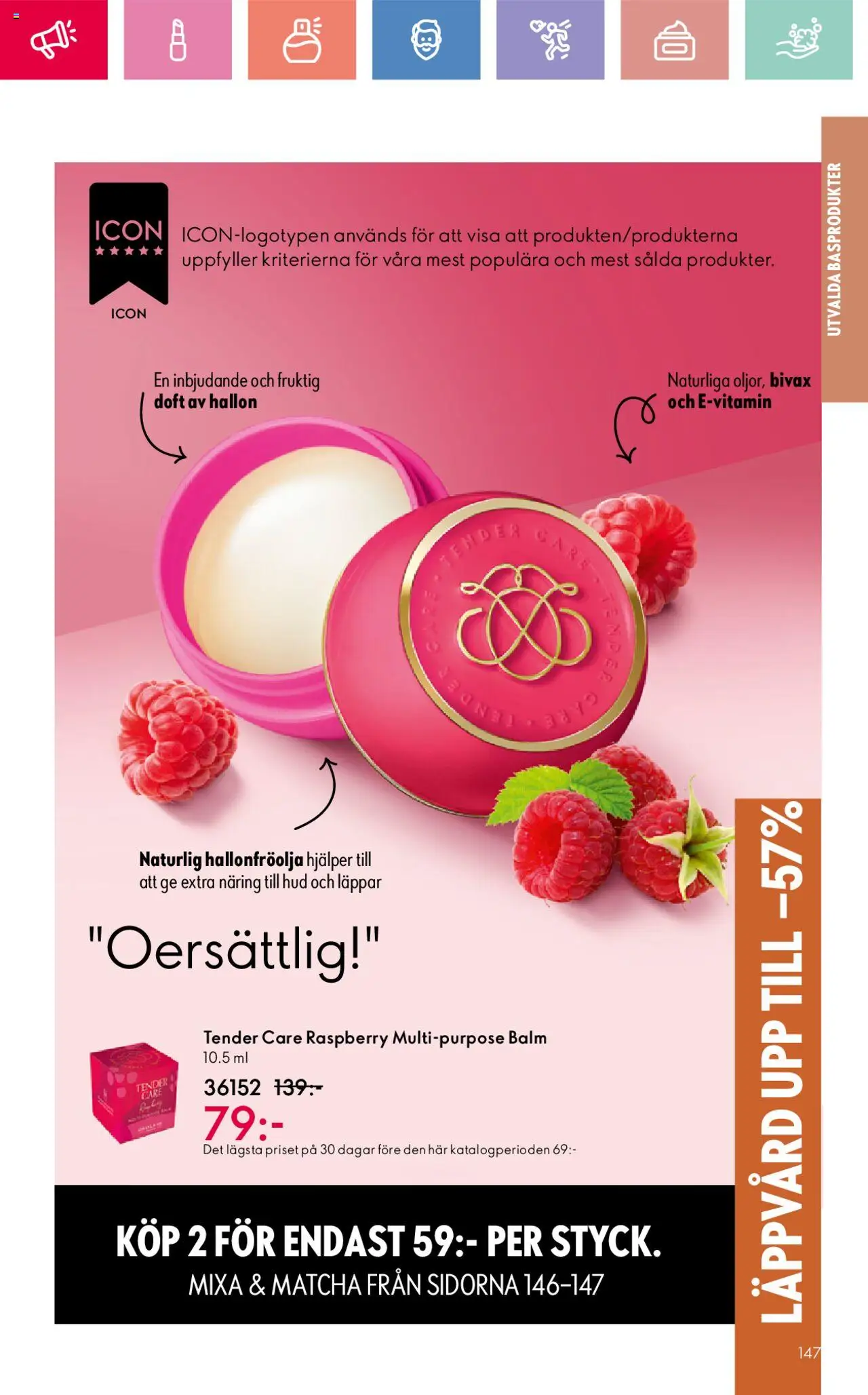 Oriflame reklamblad aktuell från 24.08.2025 | Sida: 147 | Produkter: Doft, Hallon