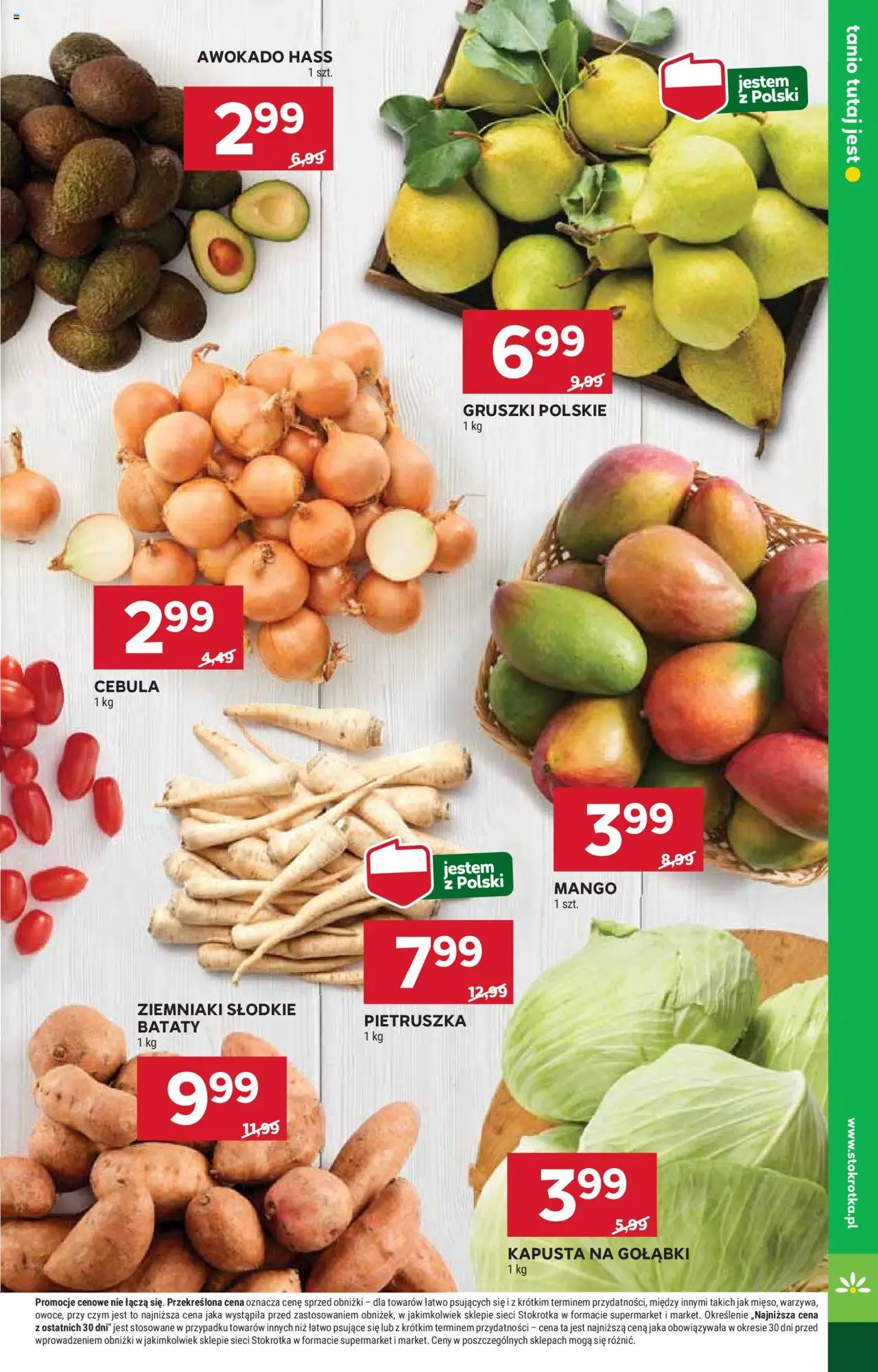 Stokrotka Gazetka od 21.08.2025 | Strona: 7 | Produkty: Mango, Pietruszka, Stokrotka, Ziemniaki