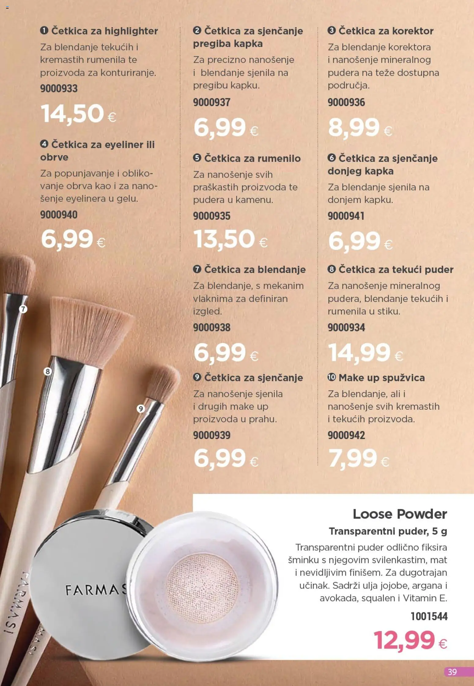 Farmasi katalog | vrijedi od 01.11.2025 | Stranica: 39 | Proizvodi: Puder, Rumenilo, Korektor