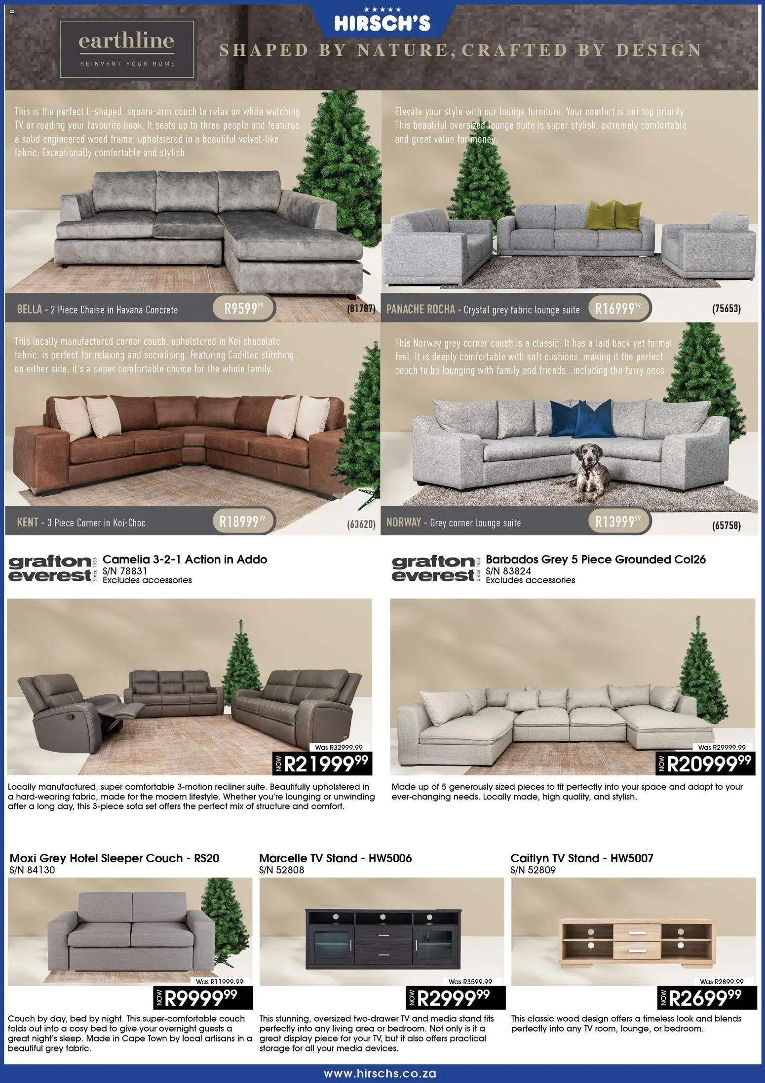 New Hirsch's catalogue – valid from 01.12.2025 | Page: 30 | Products: Sofa, Couch, Lounge suite, Chocolate