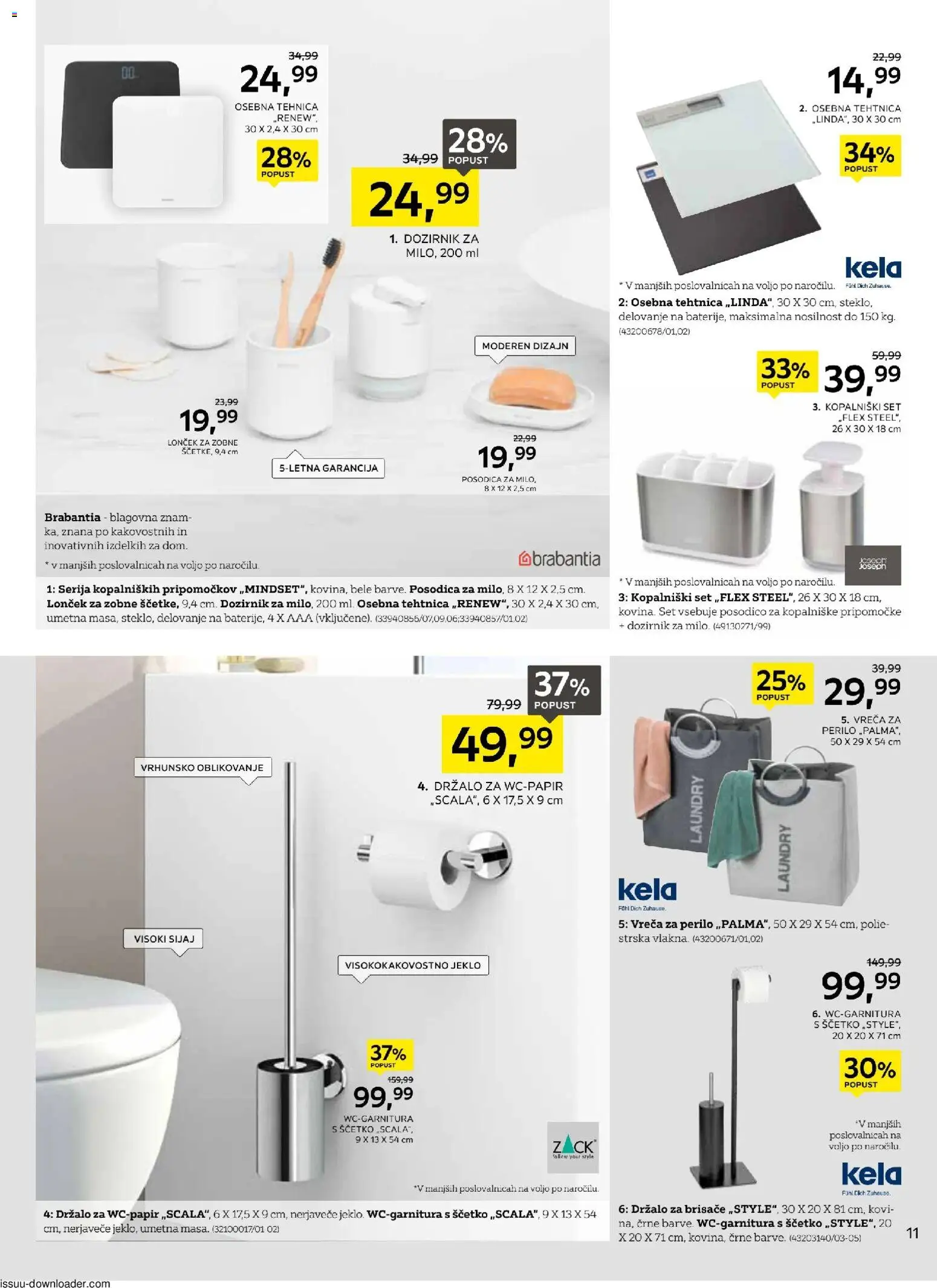 Novi XXXL Lesnina katalog ponudbe – veljaven od 04.11.2025 | Stran: 11 | Izdelki: Tehtnica