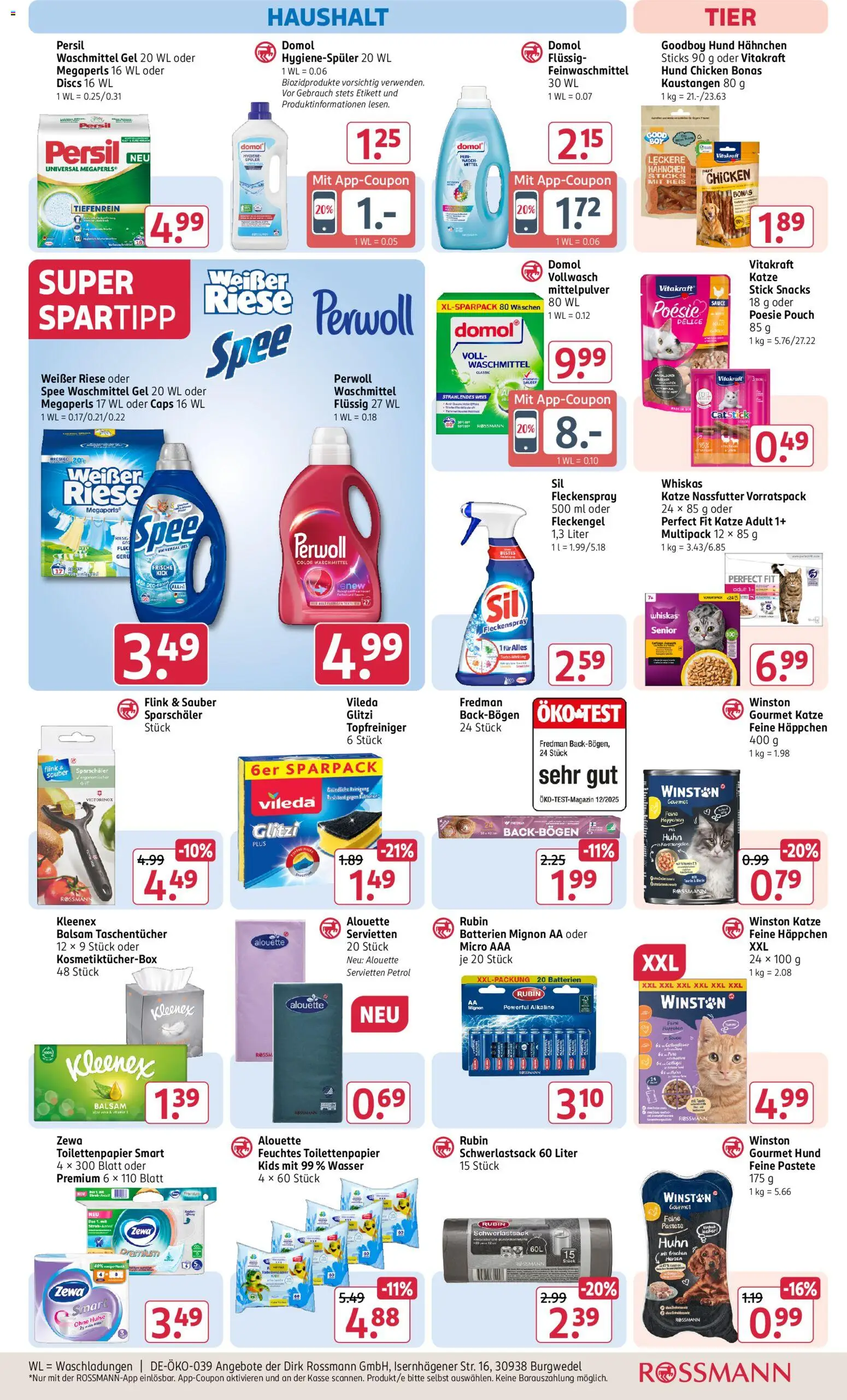 Rossmann Prospekt 	 – gültig ab 27.04.2026 | Seite: 17 | Produkte: Hahnchen, Zewa, Waschmittel, Persil