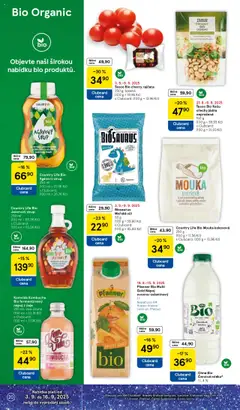 Tesco Bio cherry rajčata, 250 g, balená od 03.09.2025 | Strana: 20