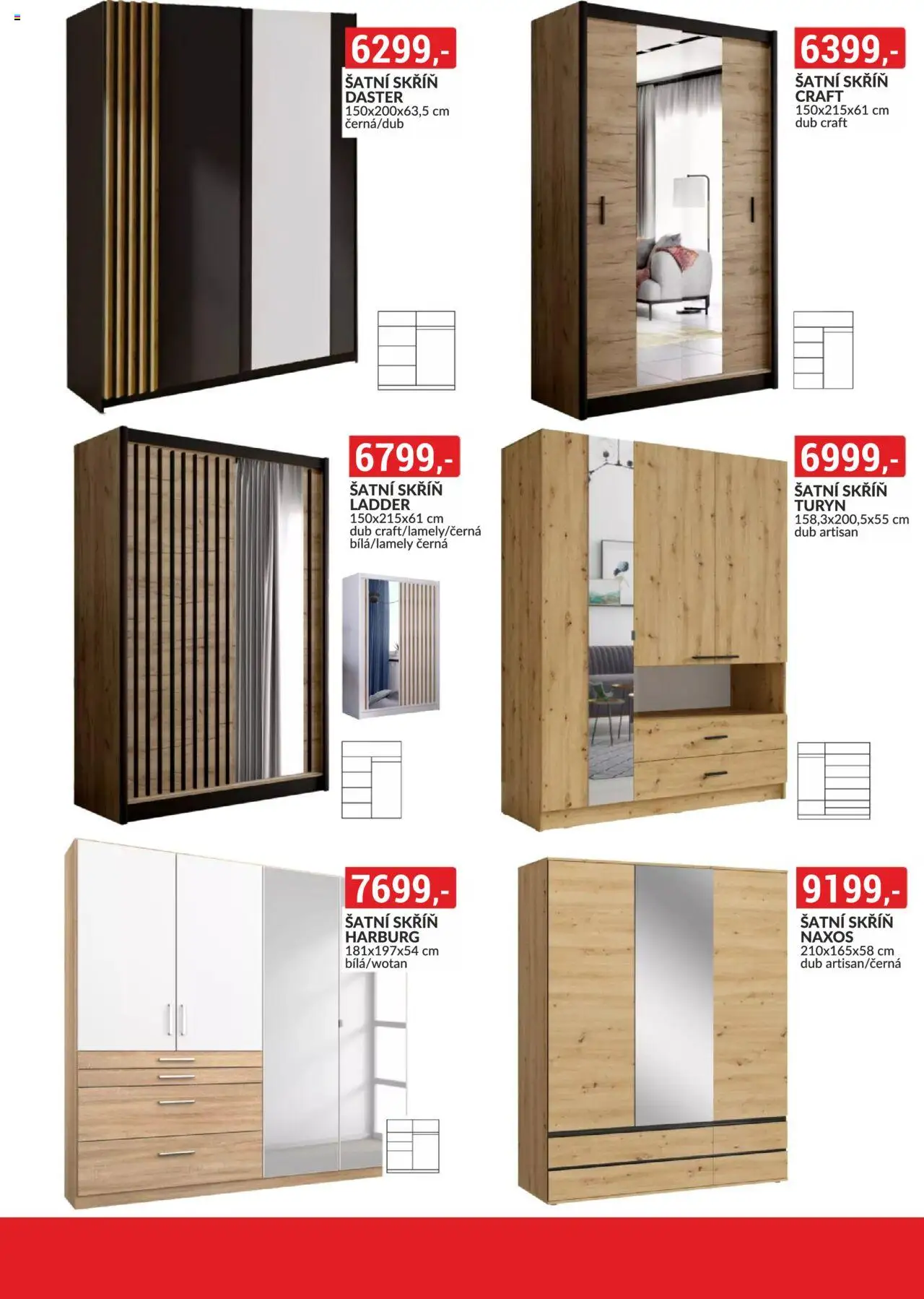 BAUMAX leták - Moderní bydlení od 01.06.2025 | Strana: 30 | Produkty: Šatní skříň, Skříň