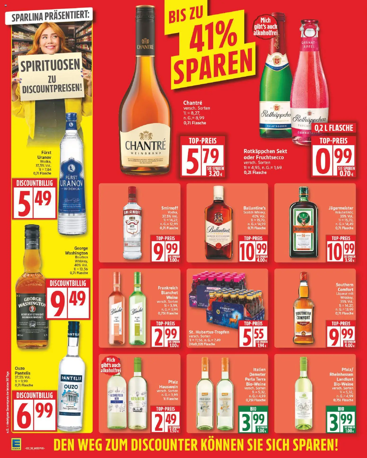 Edeka Prospekt 	 – gültig ab 05.01.2026 | Seite: 18 | Produkte: Äpfel, Jägermeister, Southern comfort, Whiskey