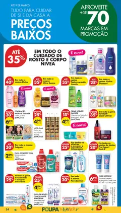 Pré-visualização ELIXIR LISTERINE, Proteção dentes e gengivas/Total care 500ml + 250ml grátis válido de 10.03.2026 | Página: 24 | Produtos: Gloss, Pasta de dentes, Sérum, Creme