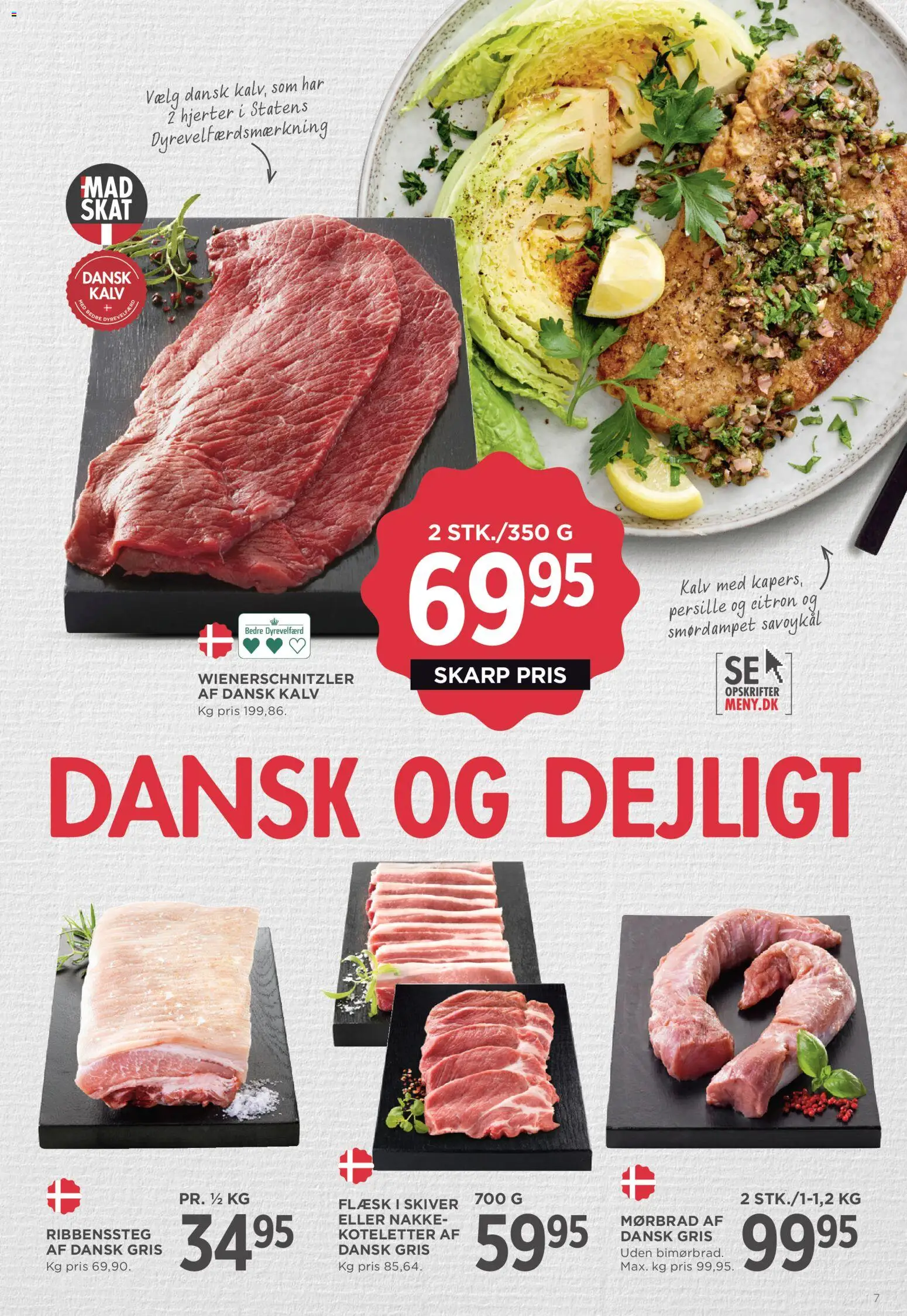 Meny tilbudsavis – gyldig fra 16.01.2026 | Side: 9 | Produkter: Koteletter, Savoykål, Søm, Persille