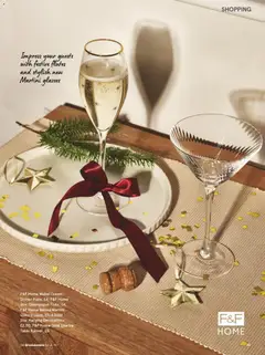 Preview of Tesco - Tesco Magazine December 2025 valid from 01.12.2025 | Page: 49 | Products: Table, Glasses, Cream, Champagne