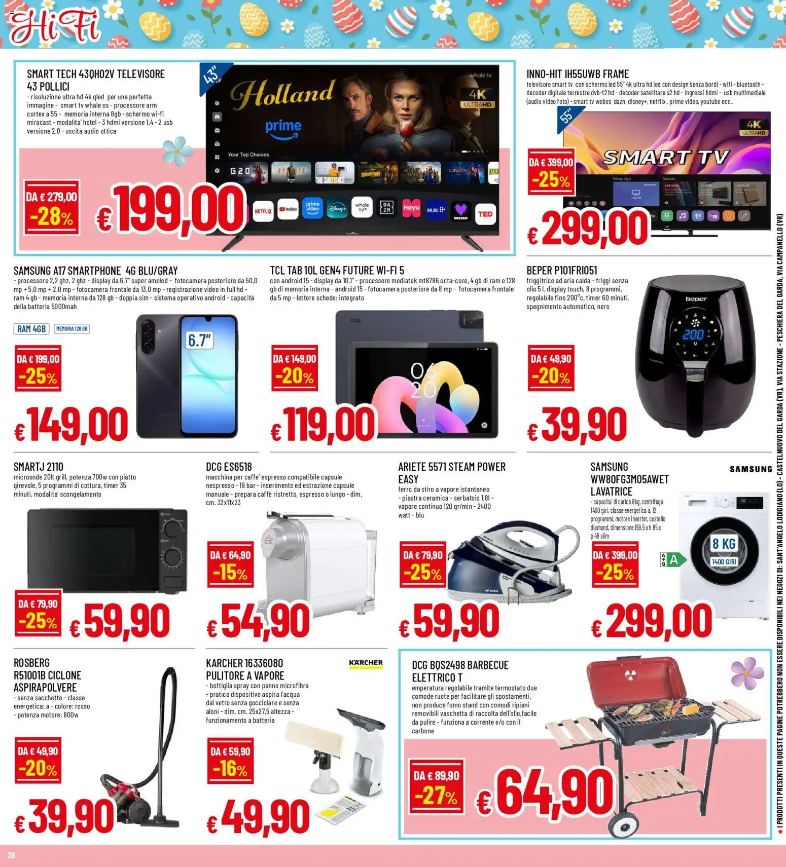 Volantino Galassia del 23.03.2026 | Pagina: 26 | Prodotti: Caffè, Centrifuga, Smartphone, Video