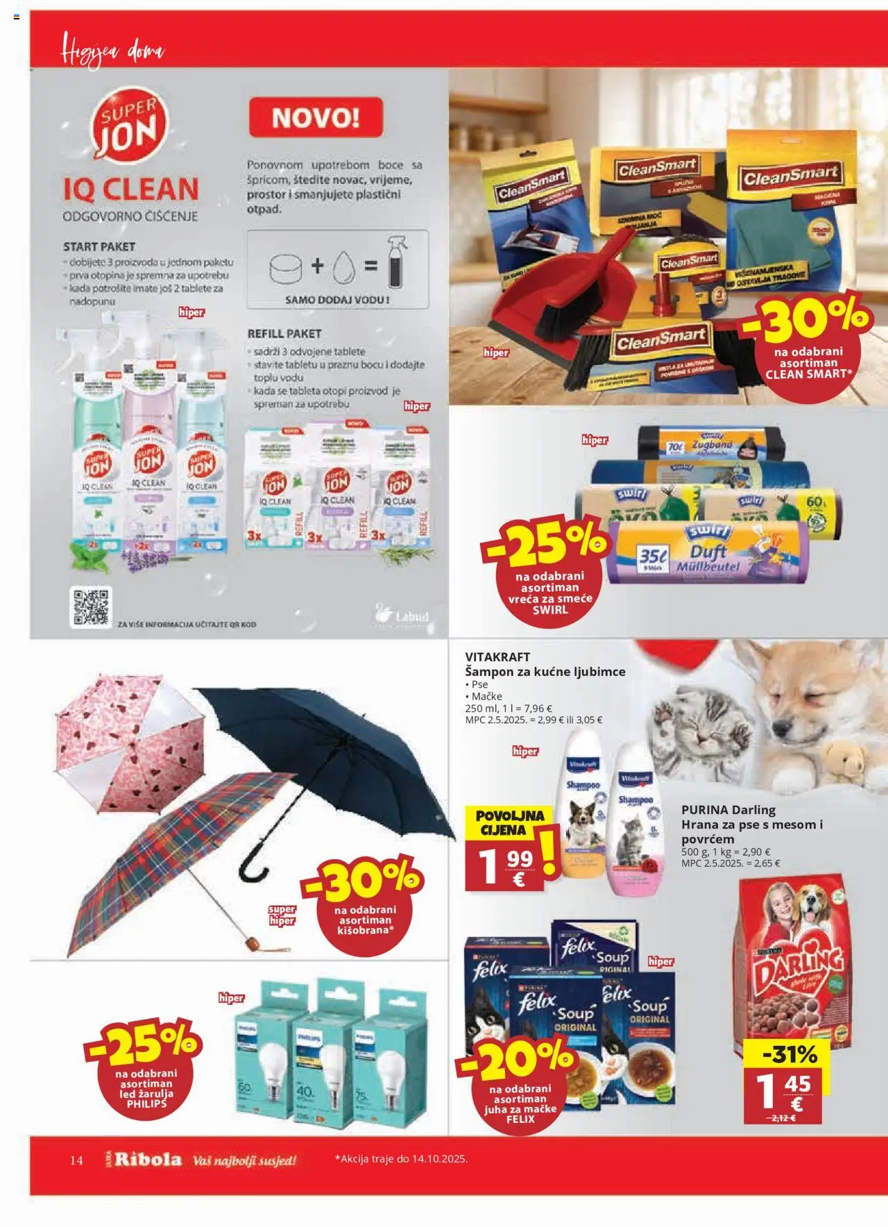 Djelo katalog | vrijedi od 01.10.2025 | Stranica: 14 | Proizvodi: Šampon, Hrana za pse, Juha, Tableta