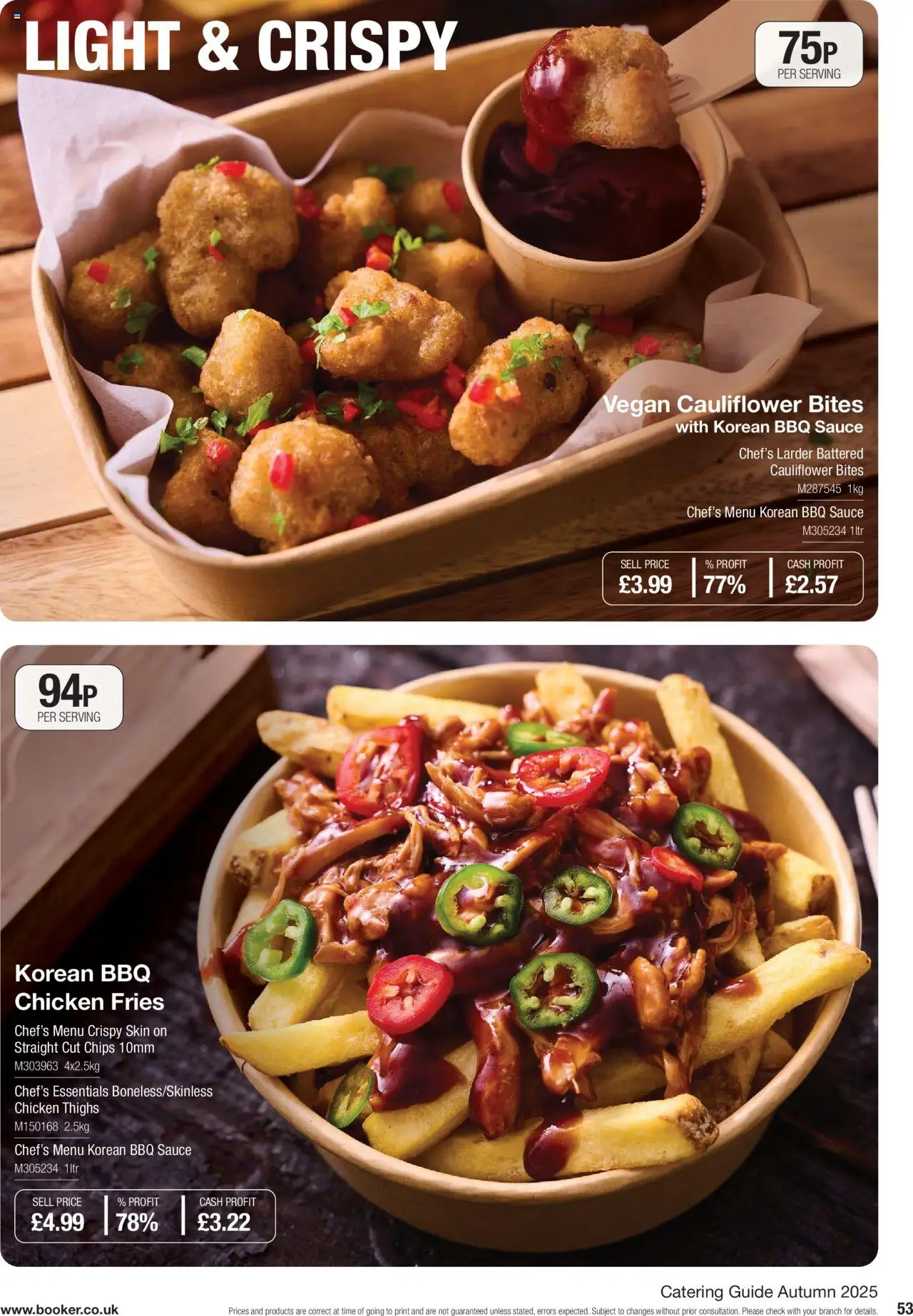 {H1} | Page: 53 | Products: Sauce, Chicken, Chips, Sertésköröm