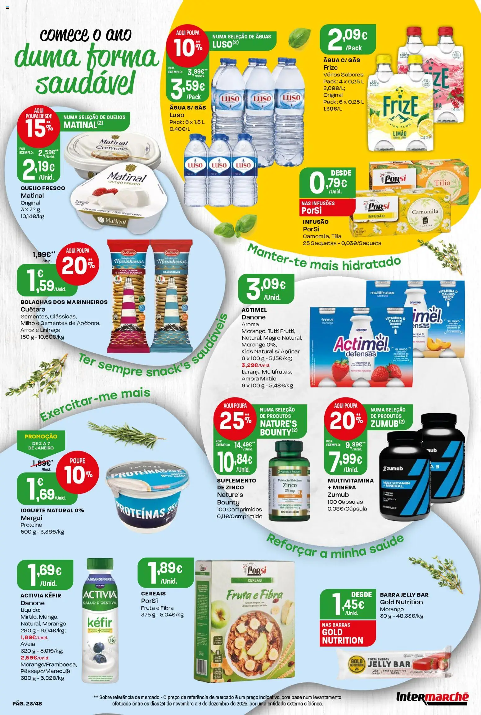 Intermarché folheto │ válido de 02.01.2026 | Página: 23 | Produtos: Dourada, Queijo, Milho, Proteina