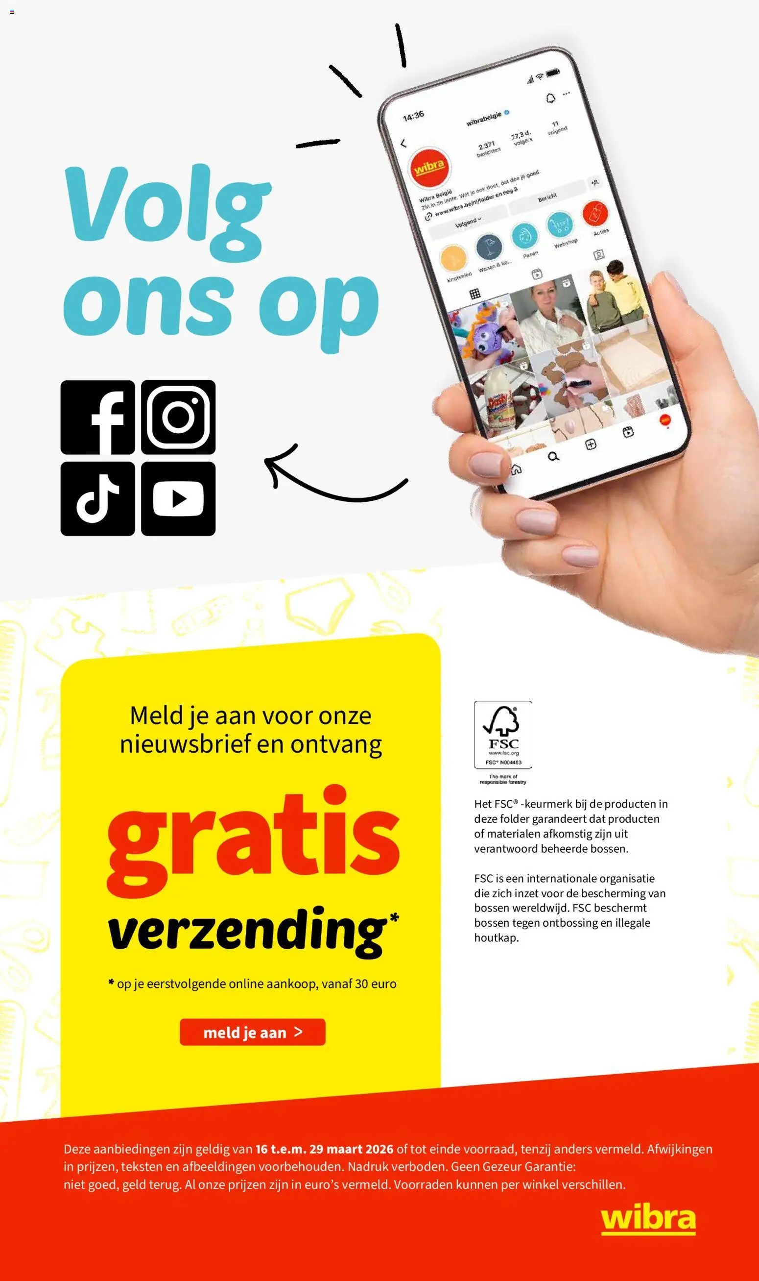 Nieuwe » Wibra folder van 16/03/2026 🤩  « is er! Ontdek geweldige aanbiedingen en bespaar. | Belgium