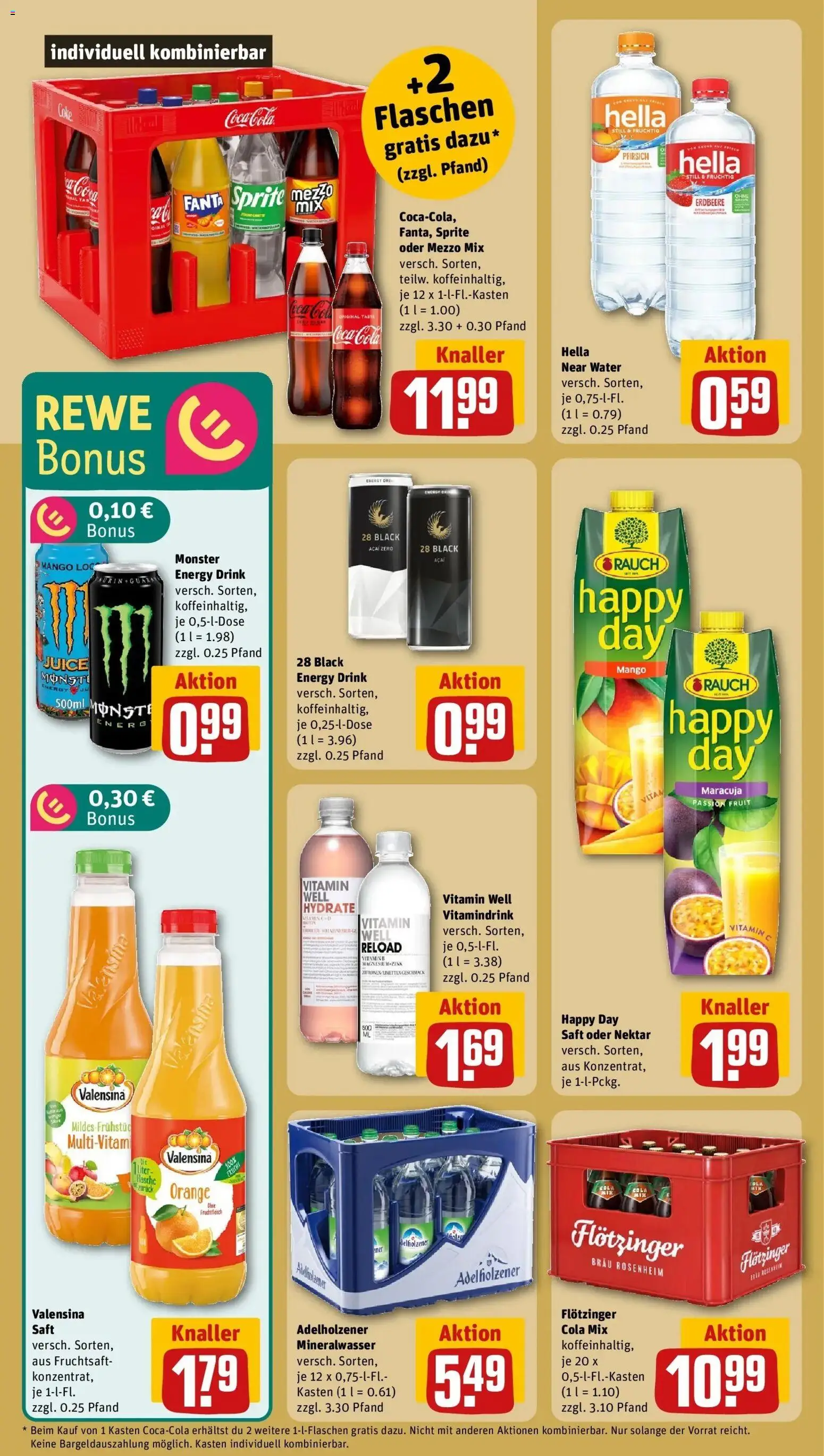 Rewe Prospekt Schönau	 – gültig ab 09.03.2026 | Seite: 16 | Produkte: Fanta, Sprite, Energy, Fruchtsaft