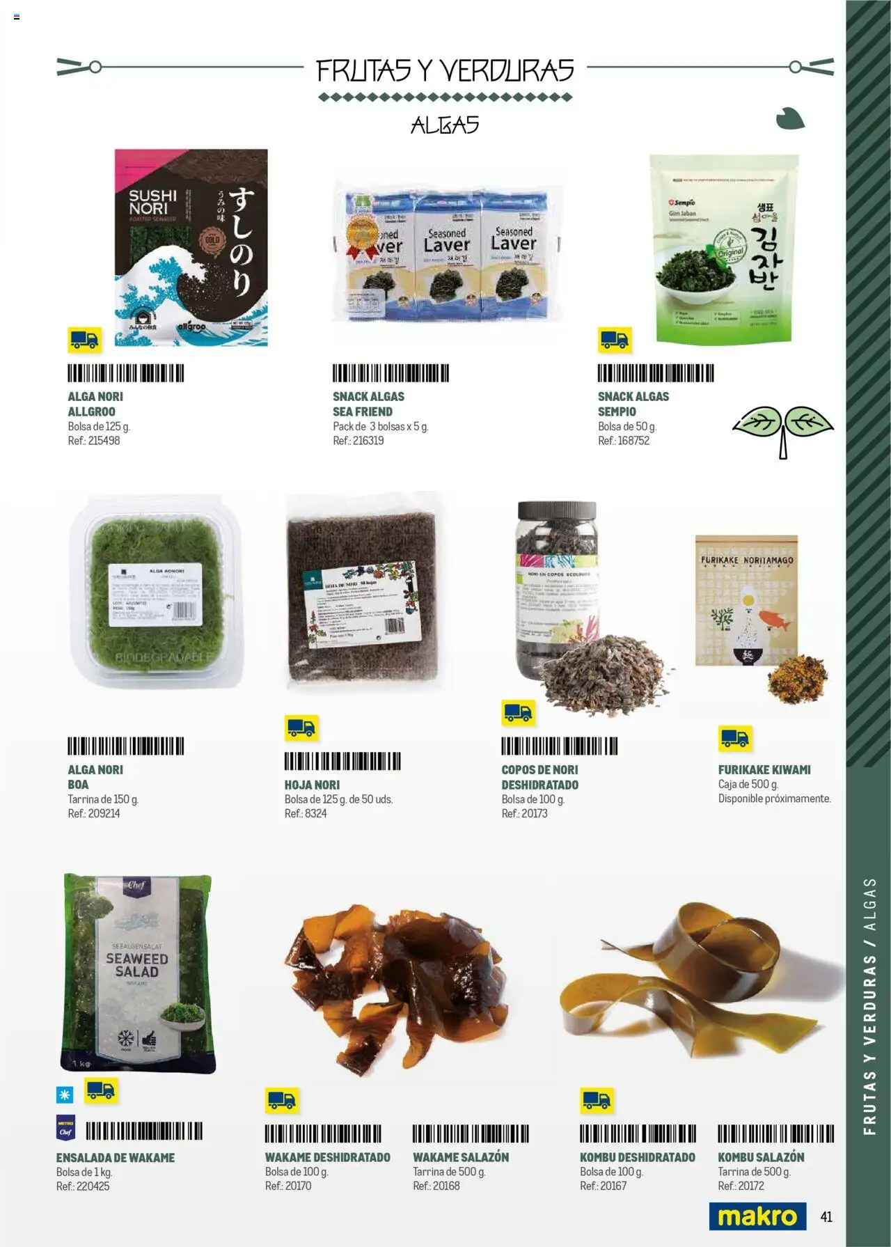 Makro - Cocina fusión asiática Prat │ válido desde el 04.06.2025 | Página: 41 | Productos: Copos, Ensalada, Bolsa, Caja