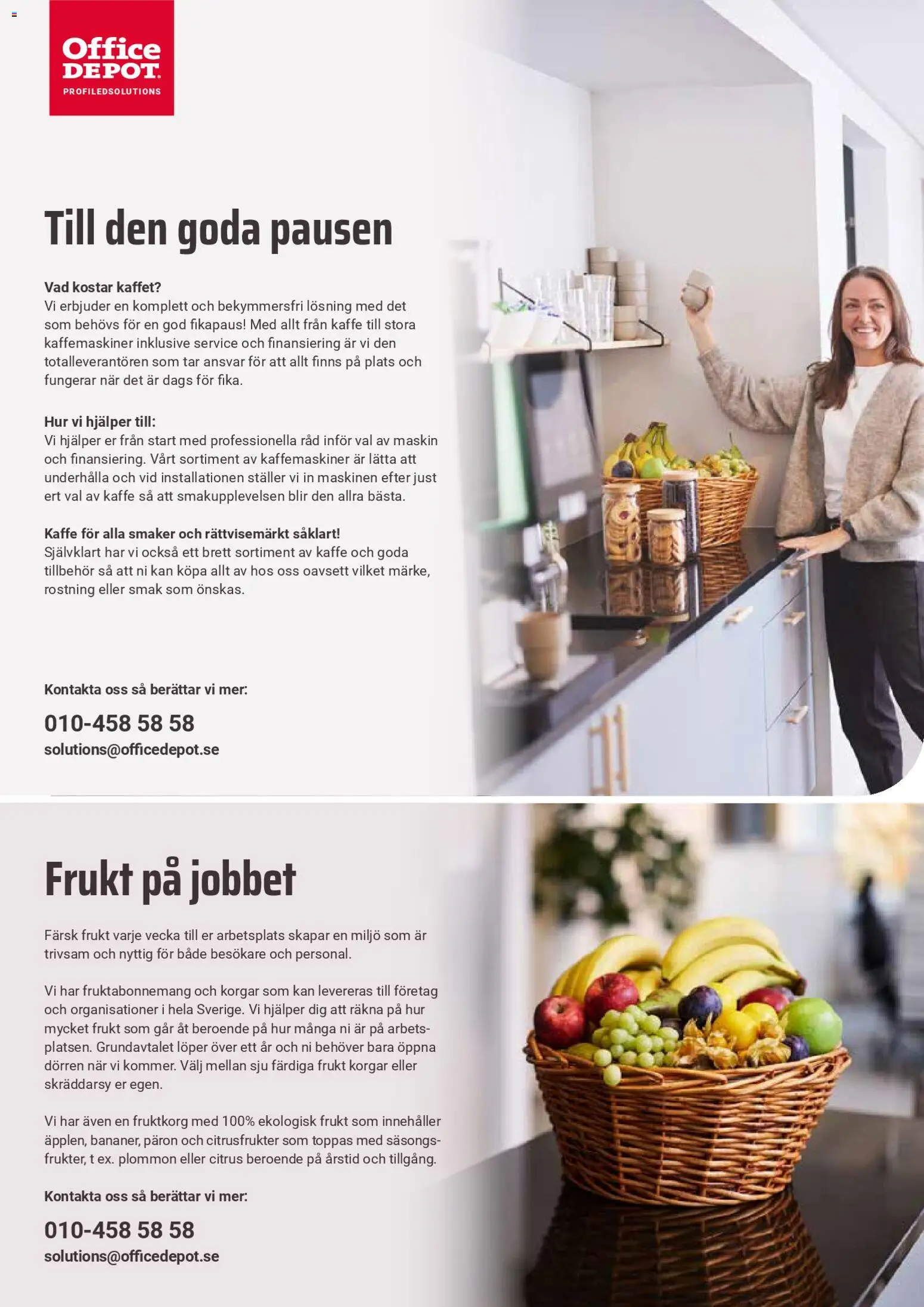 Office Depot reklamblad aktuell från 26.01.2026 | Sida: 4 | Produkter: Plommon, Kaffe