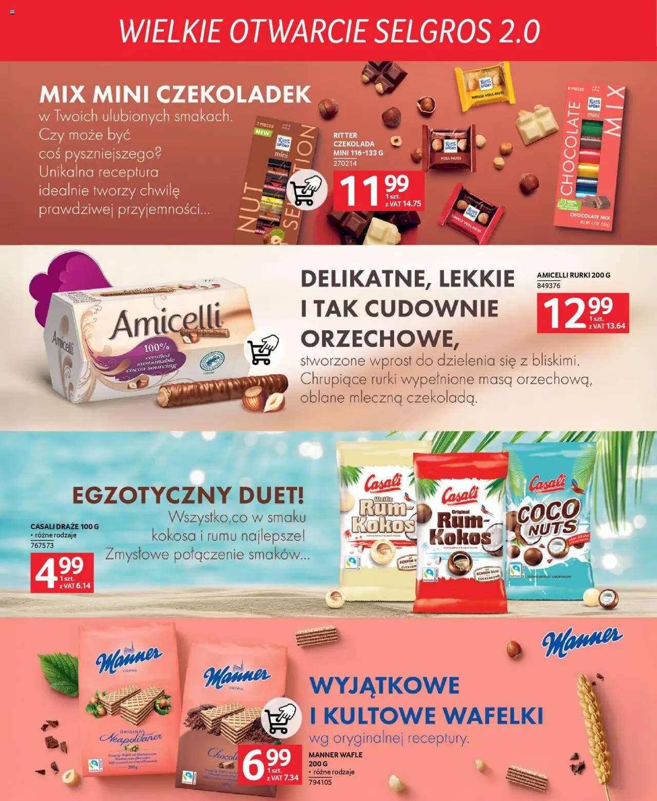Selgros cash&carry Gazetka - Poznań markowe produkty od 09.10.2025 | Strona: 33 | Produkty: Wafle, Czekolada, Rum, Alkohol