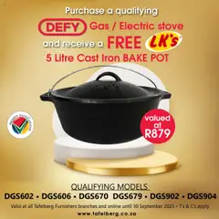 Tafelberg Furnishers specials catalogue – valid from 09.09.2025