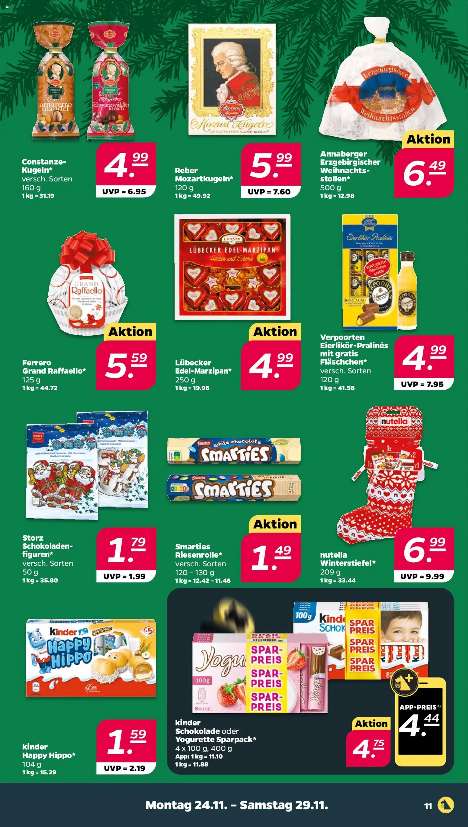 Netto - Black Friday – gültig ab 24.11.2025 | Seite: 11 | Produkte: Raffaello, Yogurette, Schokolade, Nutella