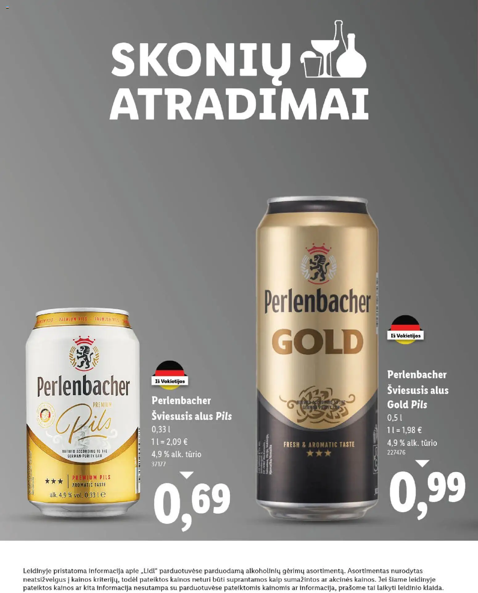 LIDL akcijos nuo 19.11.2025 | Puslapis: 16 | Prekių: Alus