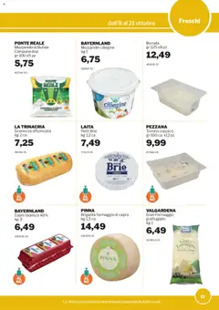 Anteprima del volantino Volantino Sogegross	 valido a partire dal 08.10.2025 | Pagina: 11 | Prodotti: Mozzarella, Formaggio, Burrata, Tomino