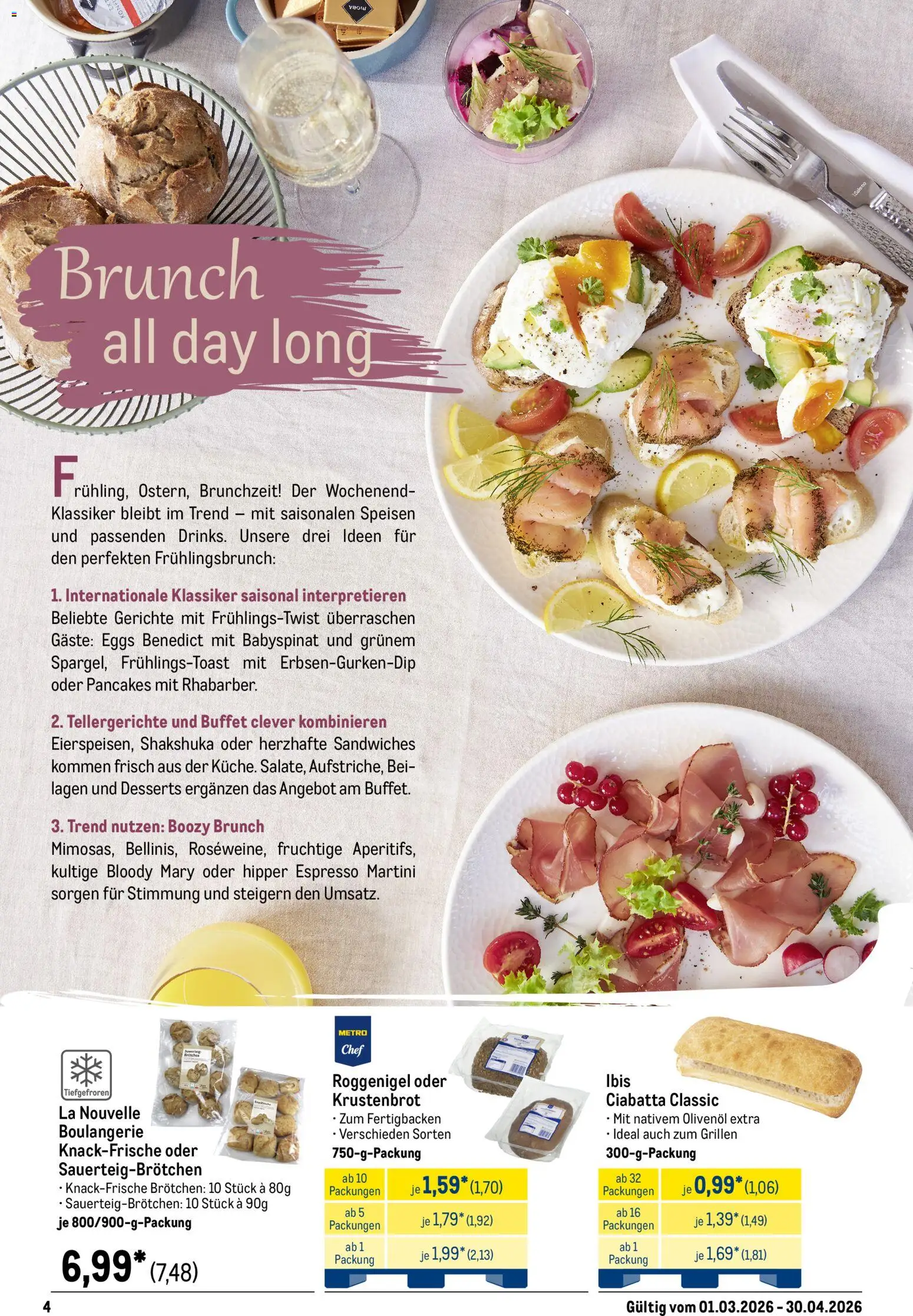 Metro Saisonkatalog Frühlings-Genuss – gültig ab 01.03.2026 | Seite: 4 | Produkte: Martini, Olivenol