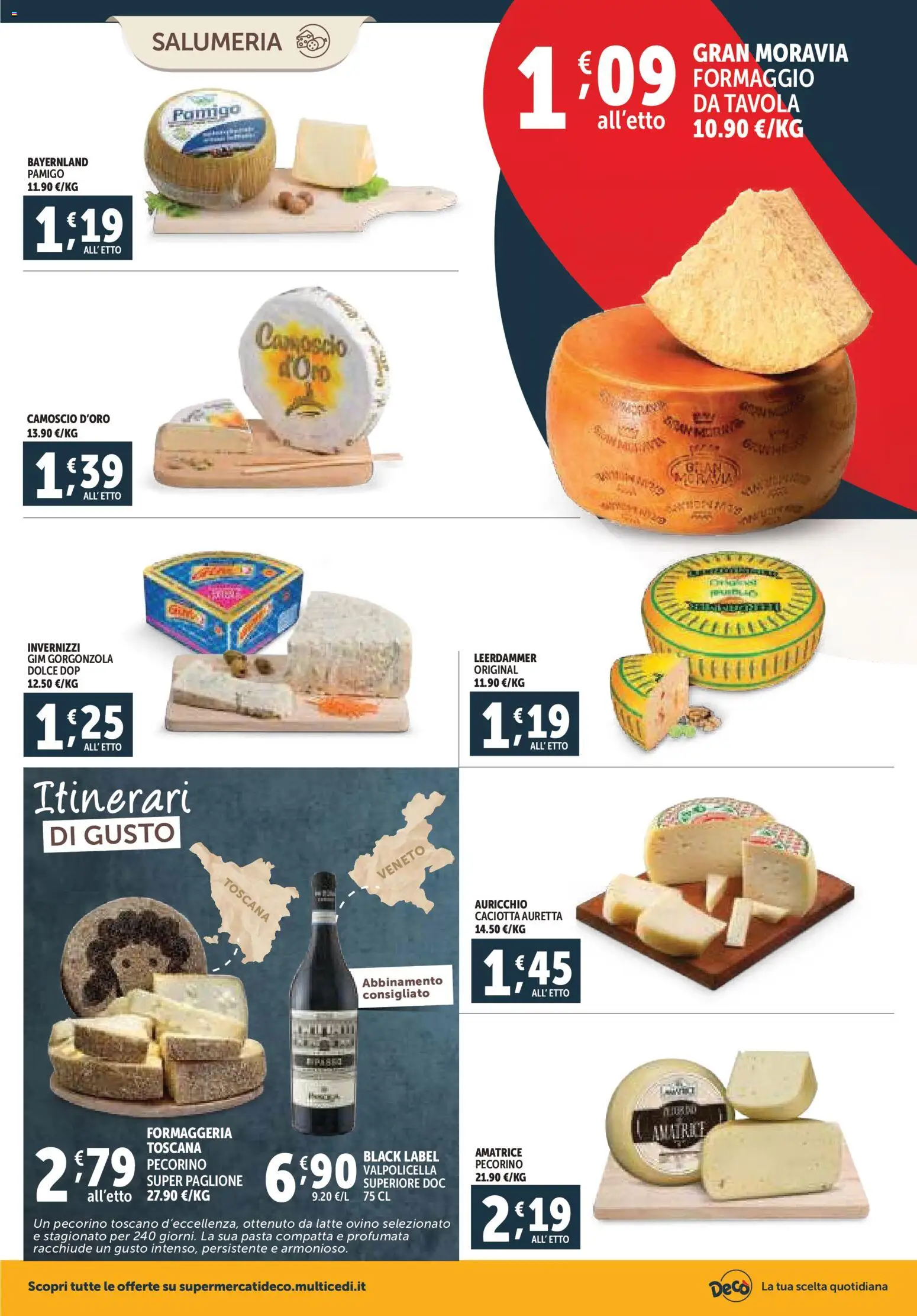 Volantino Decò del 20.11.2025 | Pagina: 2 | Prodotti: Latte, Pasta, Gorgonzola, Ovino