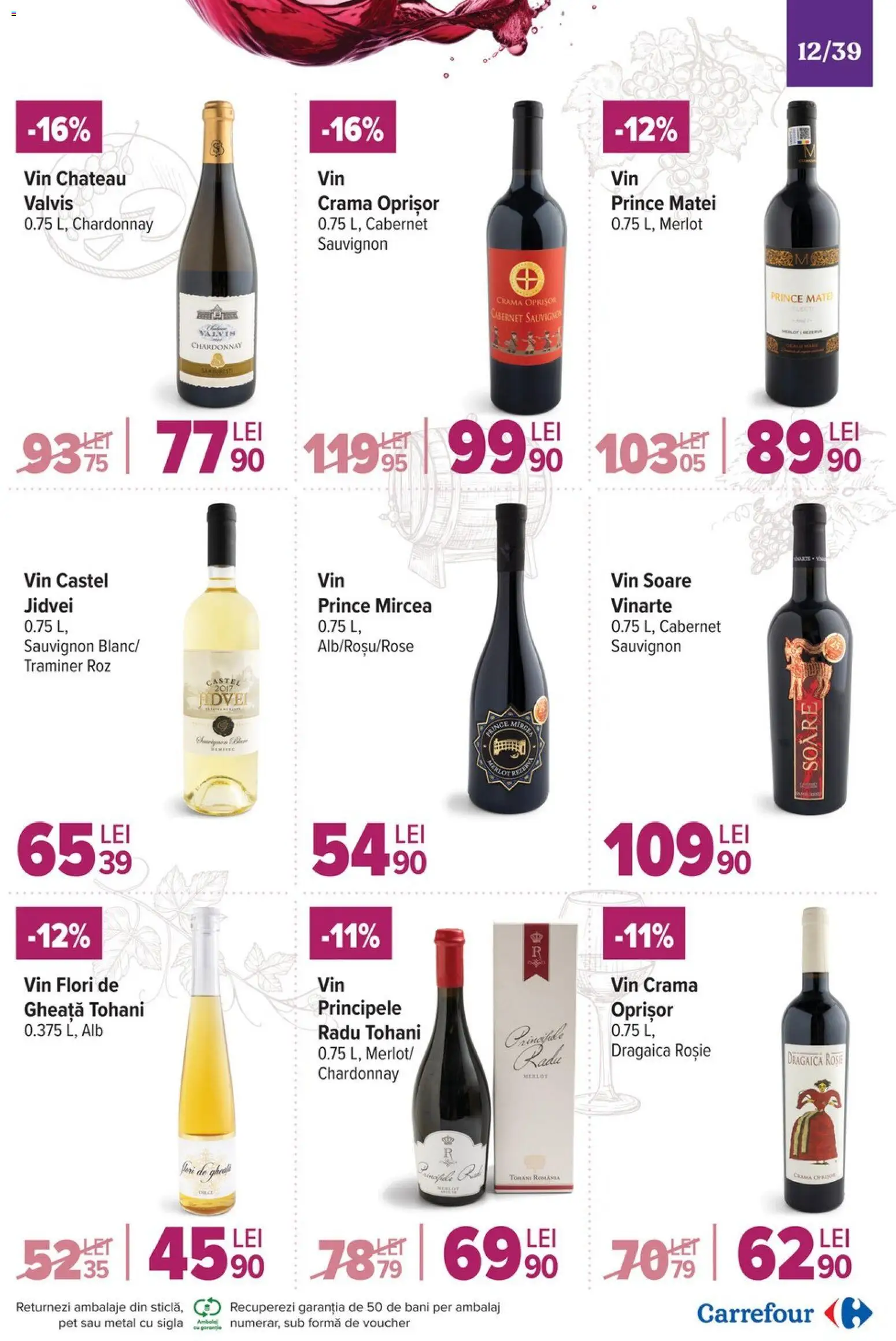 Noul catalog Carrefour – valabil de la 19.11.2025 | Pagină: 12 | Produse: Vin