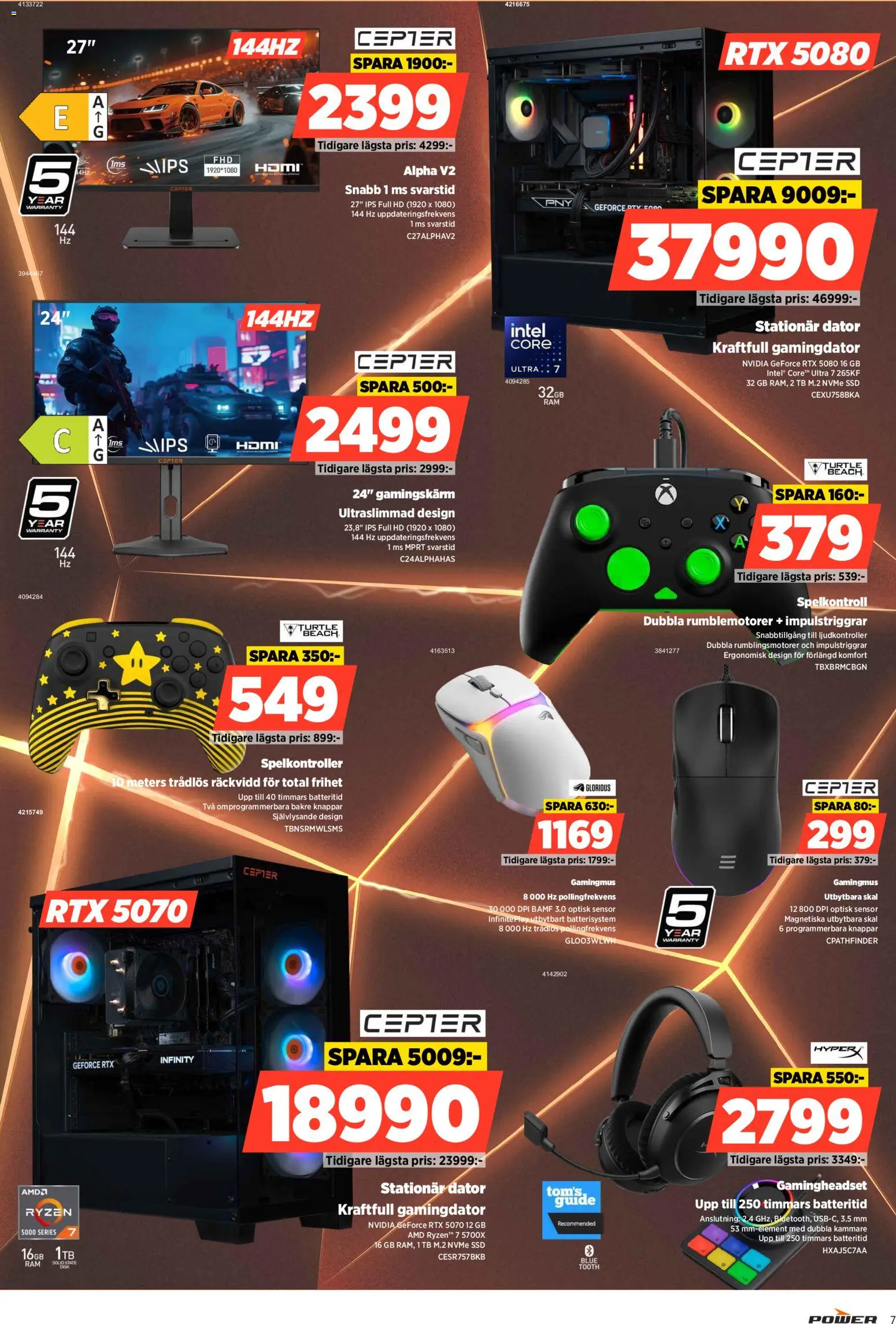 Power reklamblad aktuell från 20.04.2026 | Sida: 7 | Produkter: Dator