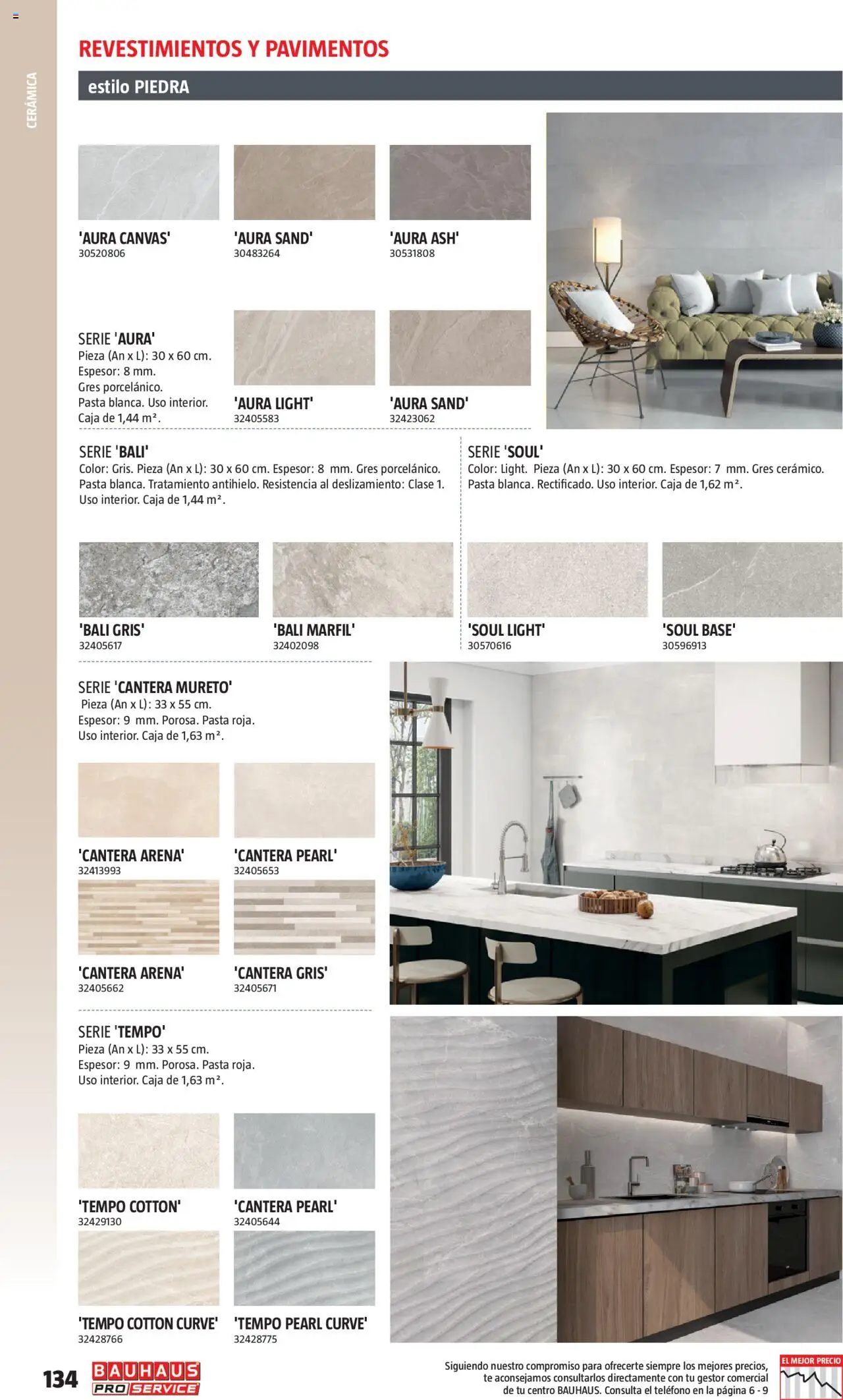 Bauhaus - ProService  │ válido desde el 24.02.2025 | Página: 134 | Productos: Pasta, Té, Teléfono, Caja