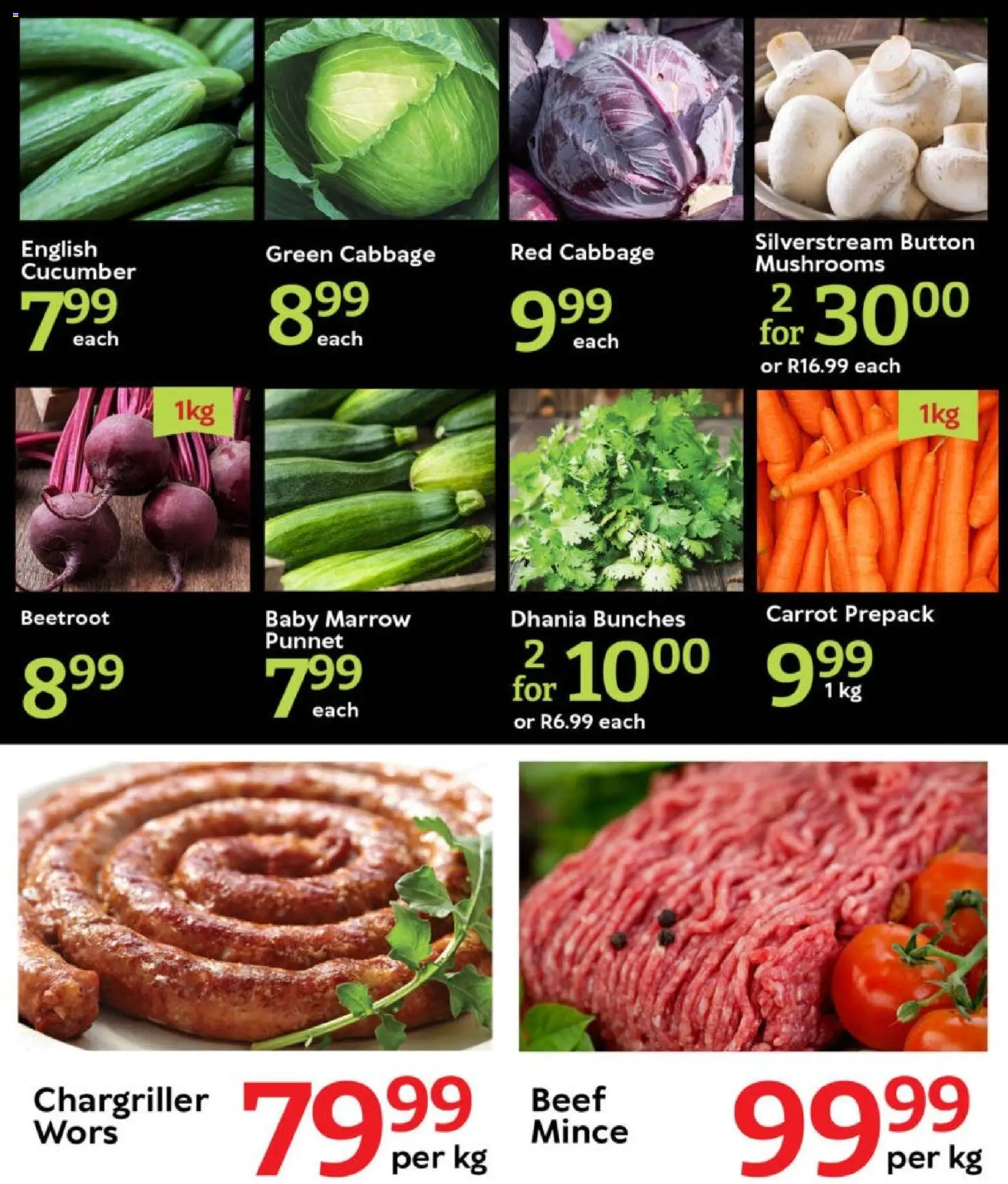 New Oxford Freshmarket catalogue – valid from 10.11.2025 | Page: 2 | Products: Mushrooms, Beef