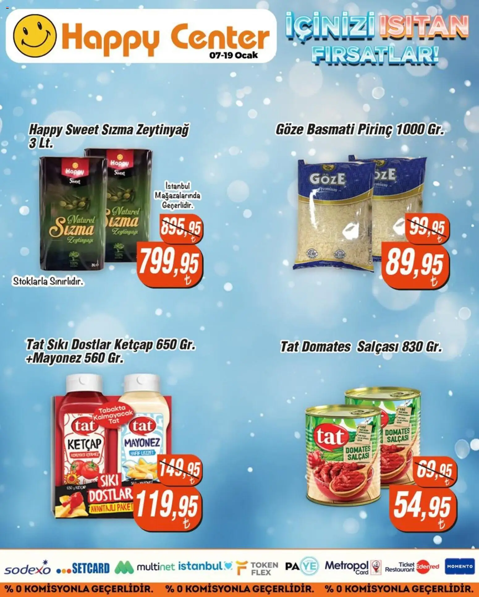 Happy Center Katalog - 07.01.2026 tarihinden itibaren geçerlidir | Sayfa: 9 | Ürünler: Domates, Ketçap, Mayonez, Ocak