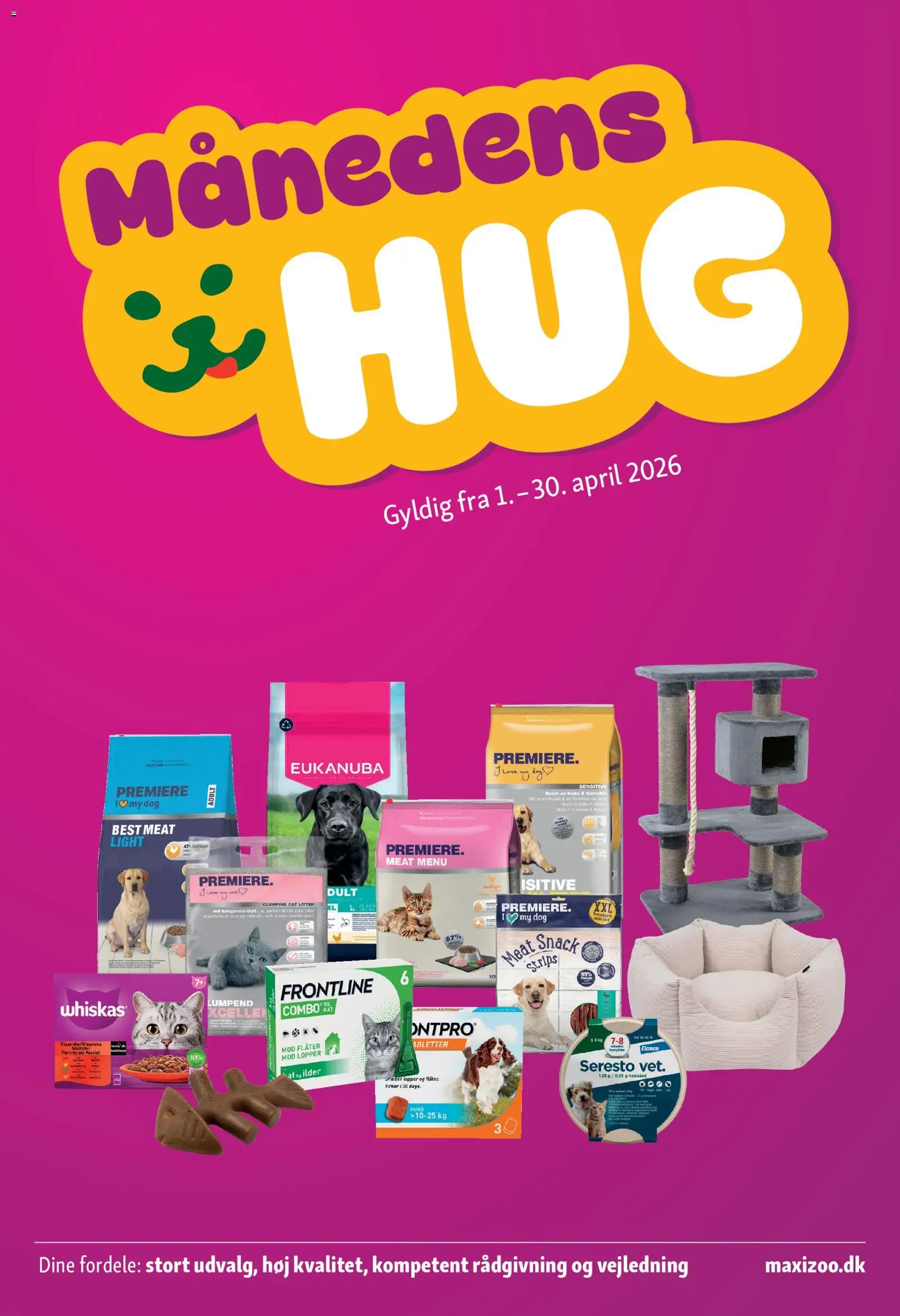 Maxi Zoo tilbudsavis – gyldig fra 01.04.2026 | Side: 1