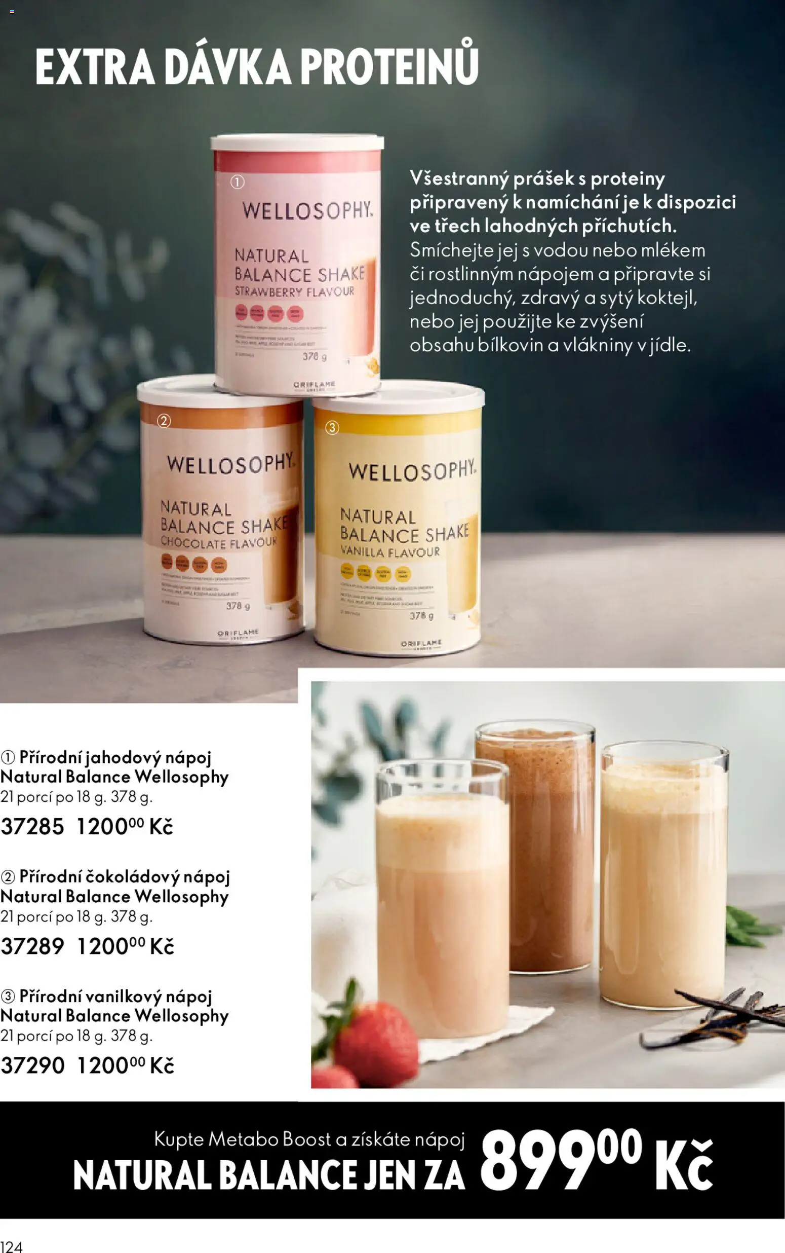 Oriflame katalog č. 04/2026 od 04.03.2026 | Strana: 124 | Produkty: Proteiny