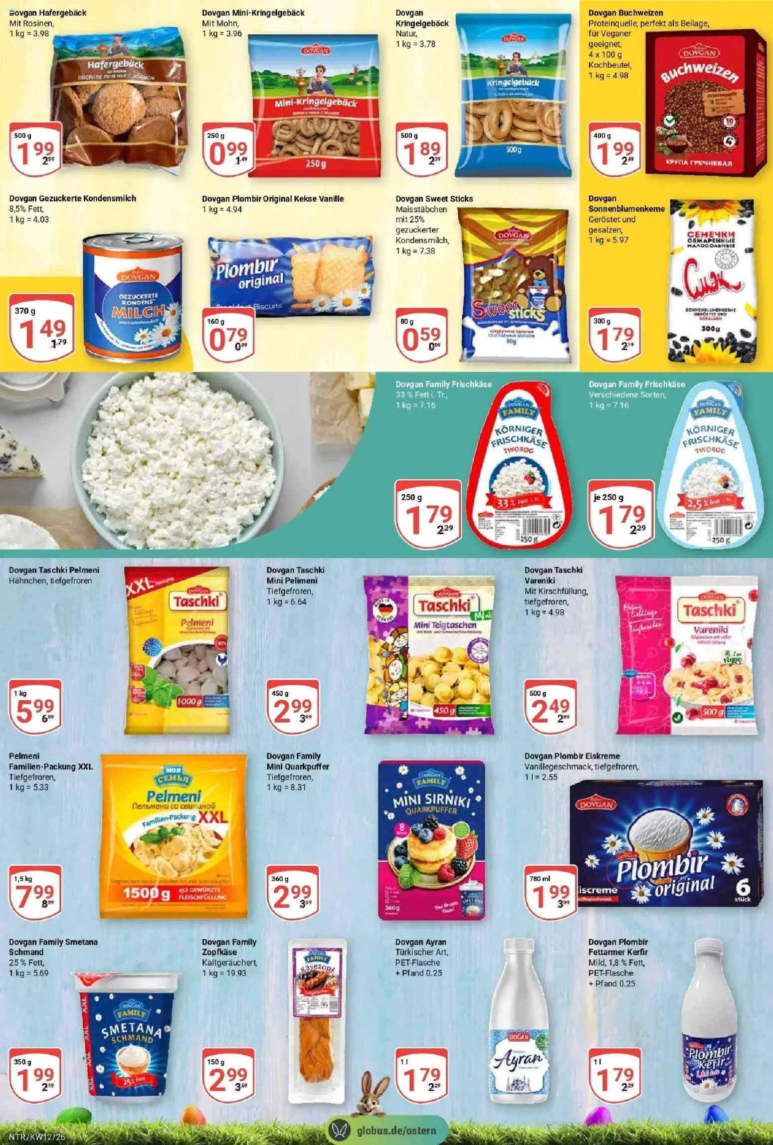 Globus prospekt Neutraubling	 – gültig ab 15.03.2026 | Seite: 12 | Produkte: Milch, Kekse, Frischkase