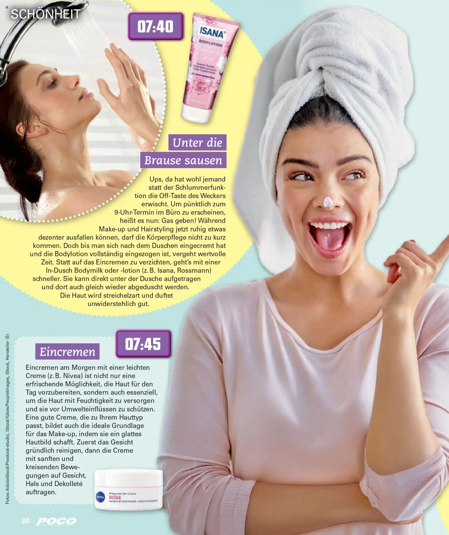 Poco Prospekt Wohnwelt Frühling 2026 – gültig ab 16.02.2026 | Seite: 30 | Produkte: Dusche, Creme