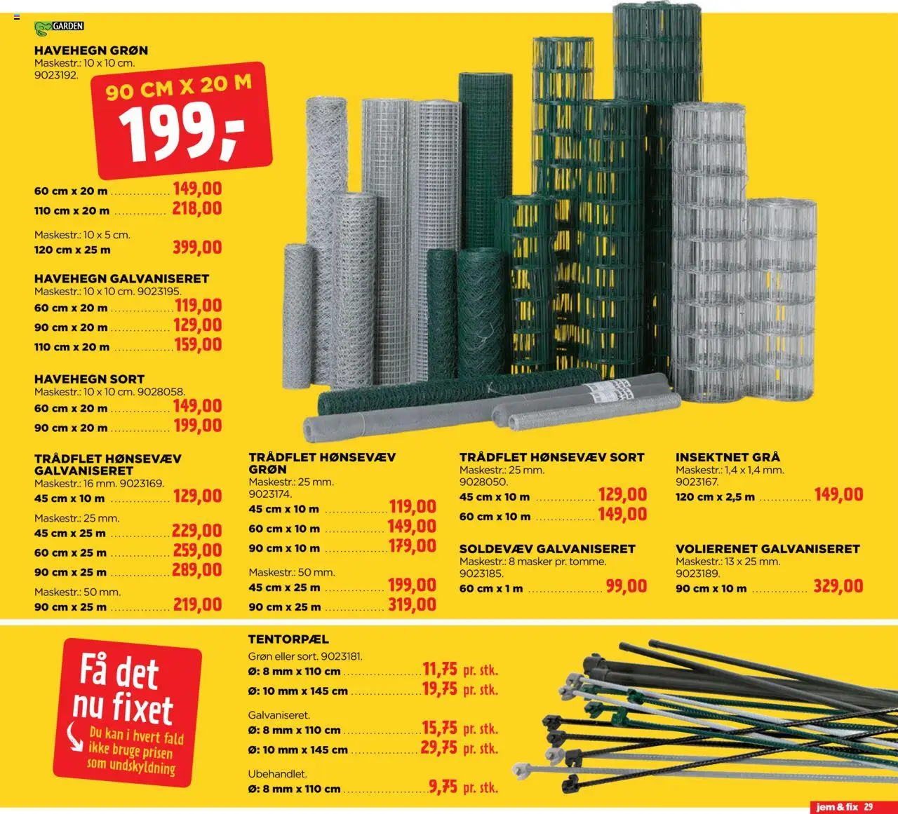 Jem & fix tilbudsavis – gyldig fra 05.10.2025 | Side: 29 | Produkter: Søm