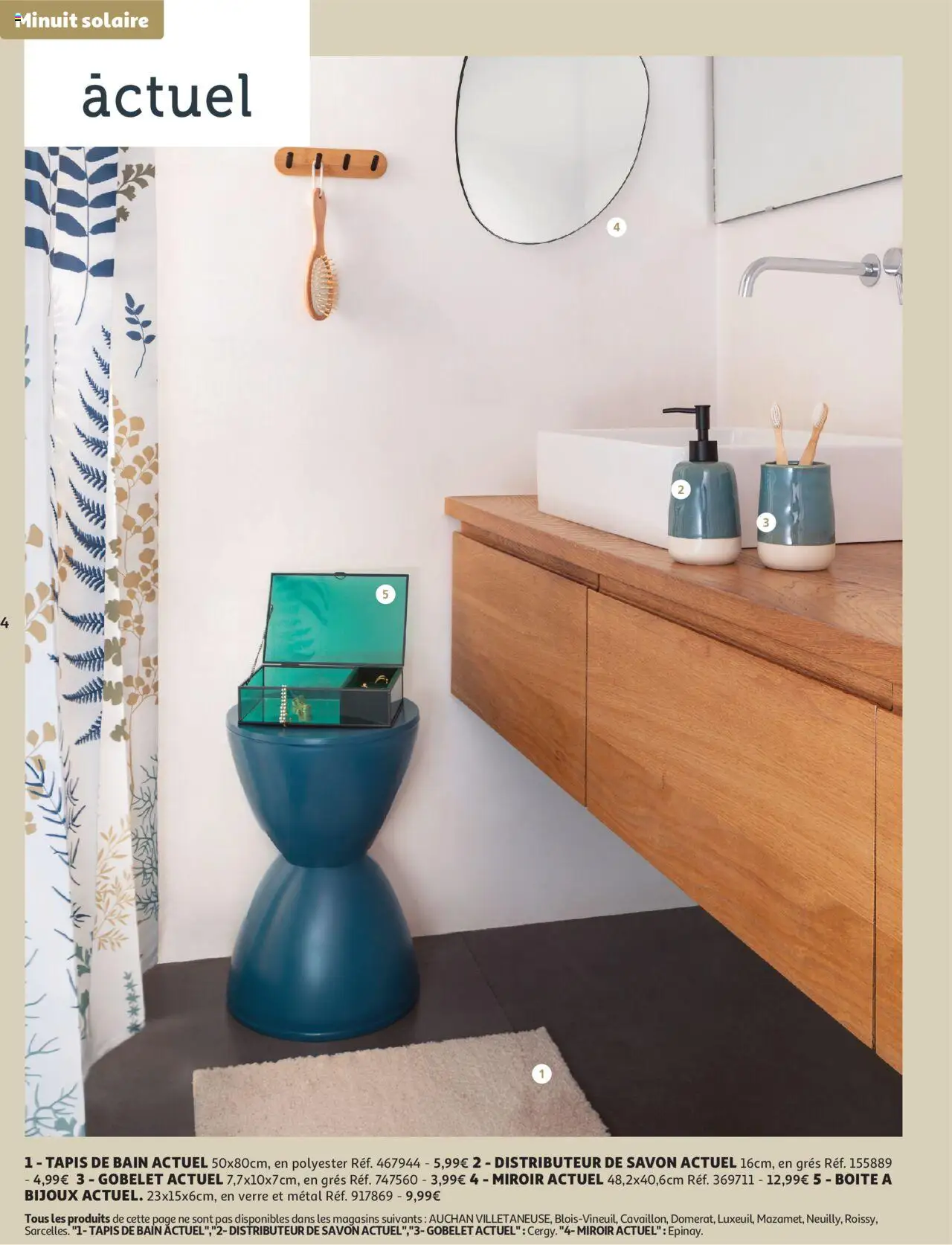  | Page: 4 | Produits: Tapis de bain, Savon, Miroir, Tapis