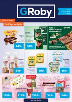 G'Roby akciós újság - amely érvényes a következő dátumtól: 05.03.2026 | Oldal: 1