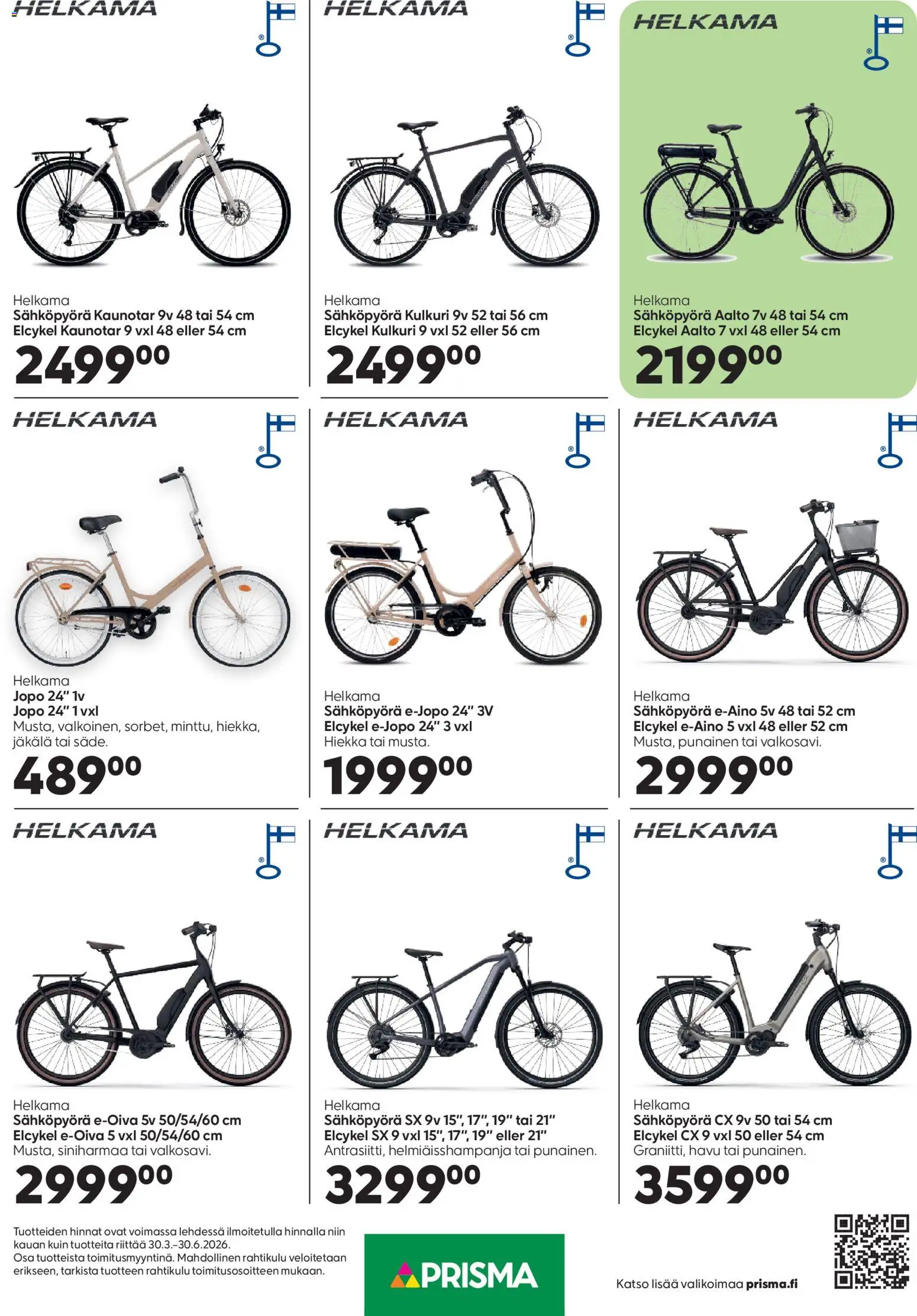 Prisma Kaikkea kotiin ja puutarhaan – voimassa 30.03.2026 alkaen | Sivu: 15 | Tuotteet: Sähköpyörä